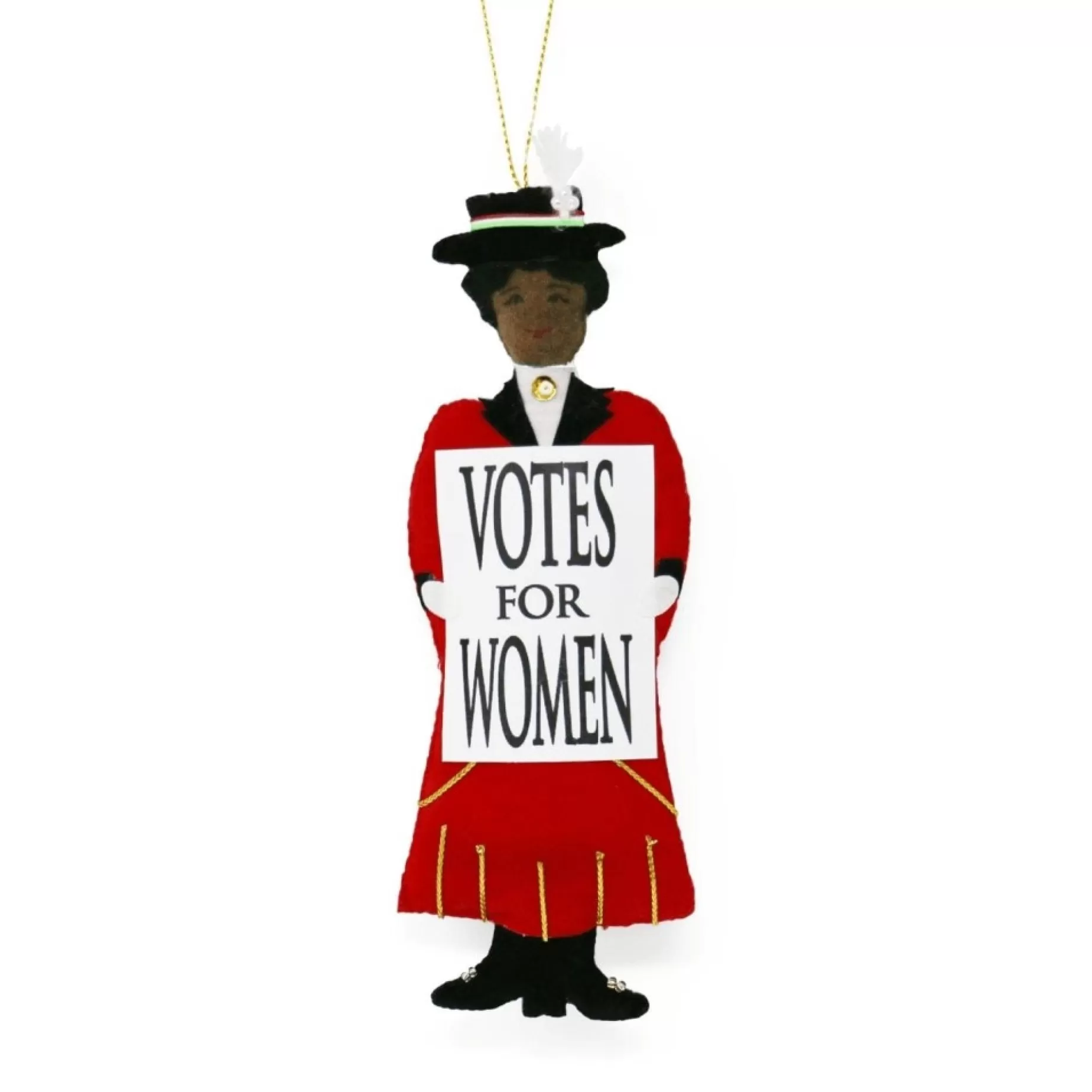 African American Suffragette Ornament<ST NICOLAS LTD. Hot