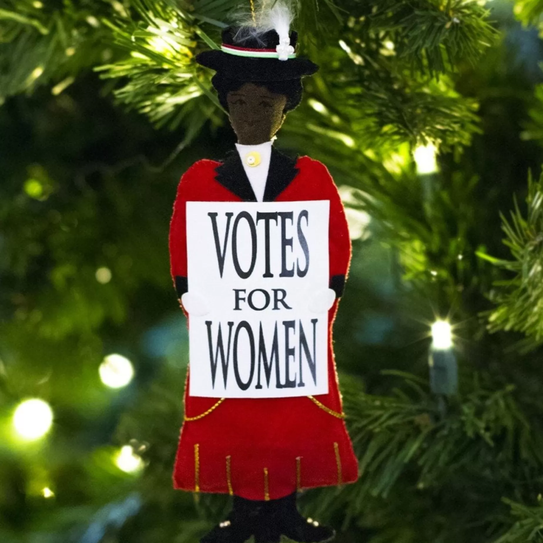 African American Suffragette Ornament<ST NICOLAS LTD. Hot