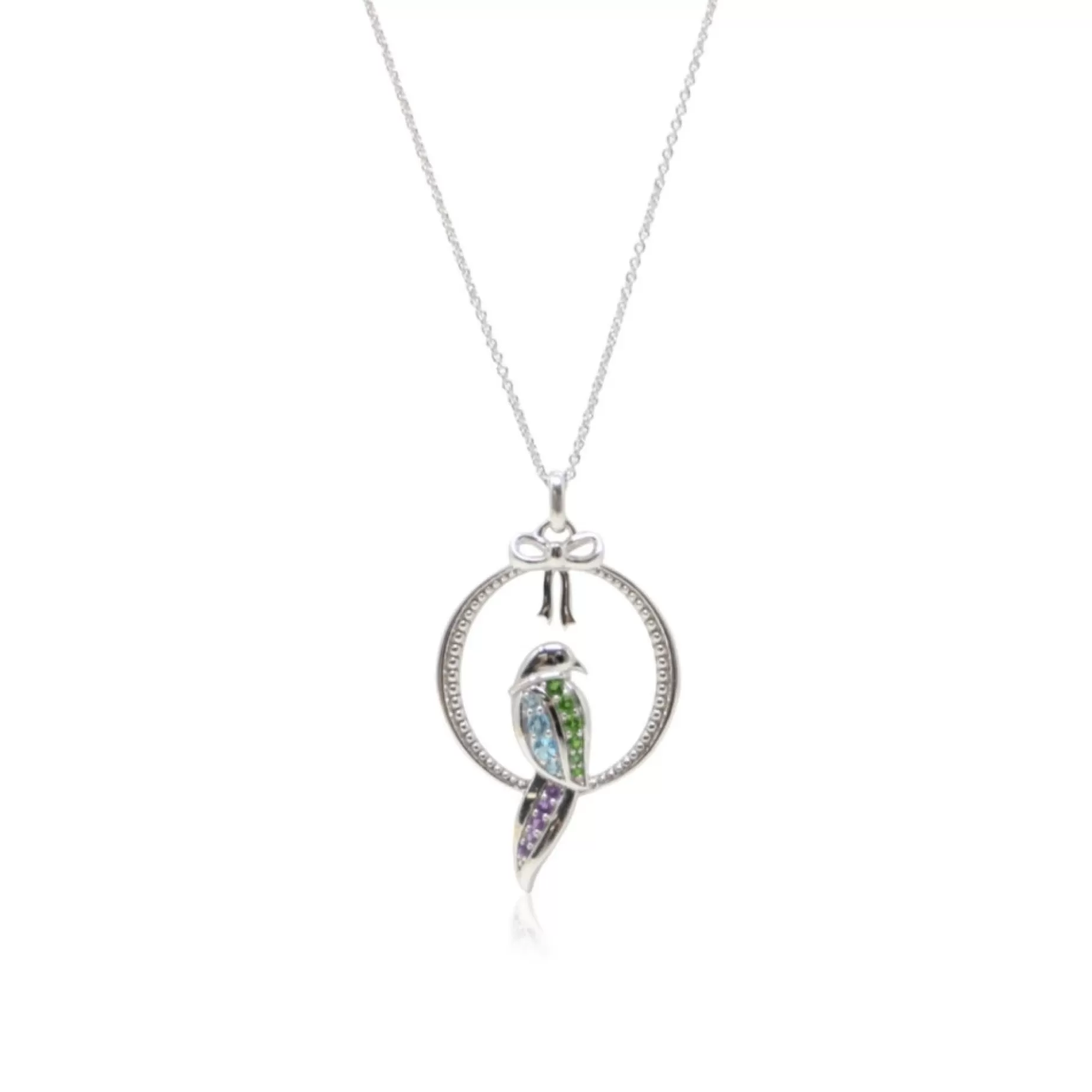 Bird On A Swing Sterling Silver Pendant<Color Craft Inc Flash Sale