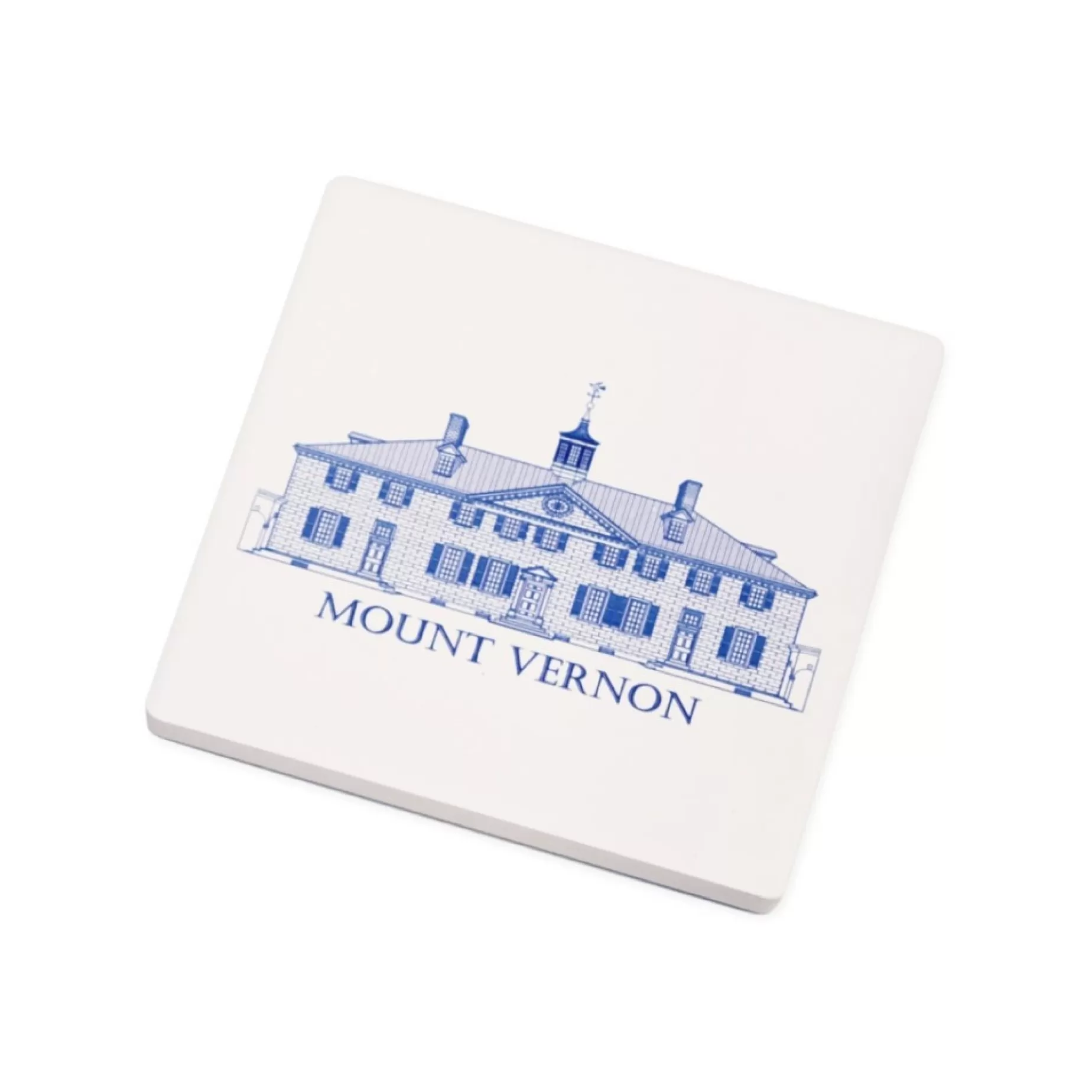 Blue And White Mount Vernon Coaster<Architee Outlet