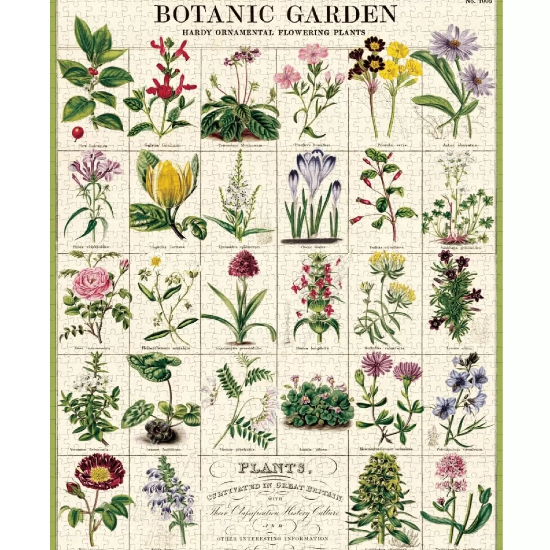 Botanic Garden Vintage Puzzle<Cavallini Papers & Co. Inc Clearance