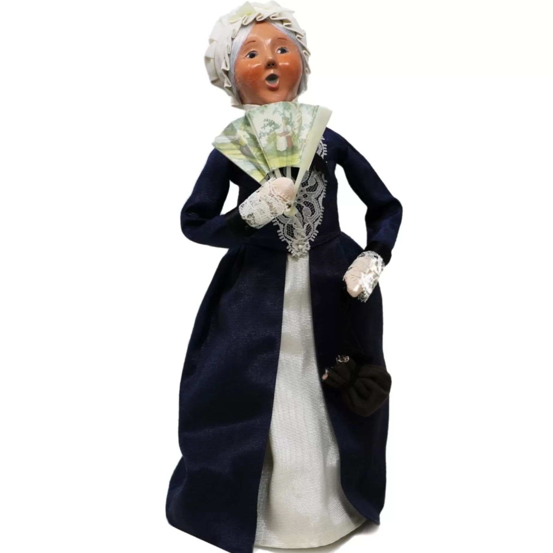 Byers' Choice Martha In Navy Caroler<BYER's CHOICE, LTD Hot