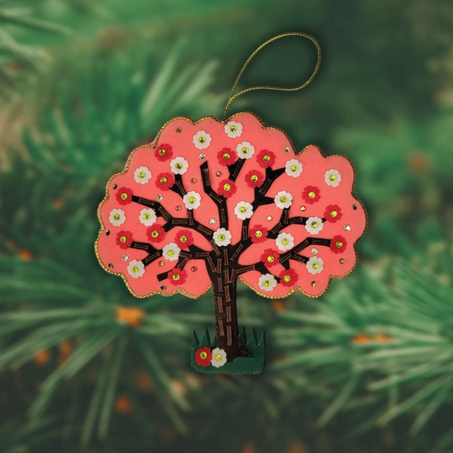 Cherry Blossom Tree Ornament<ST NICOLAS LTD. Hot