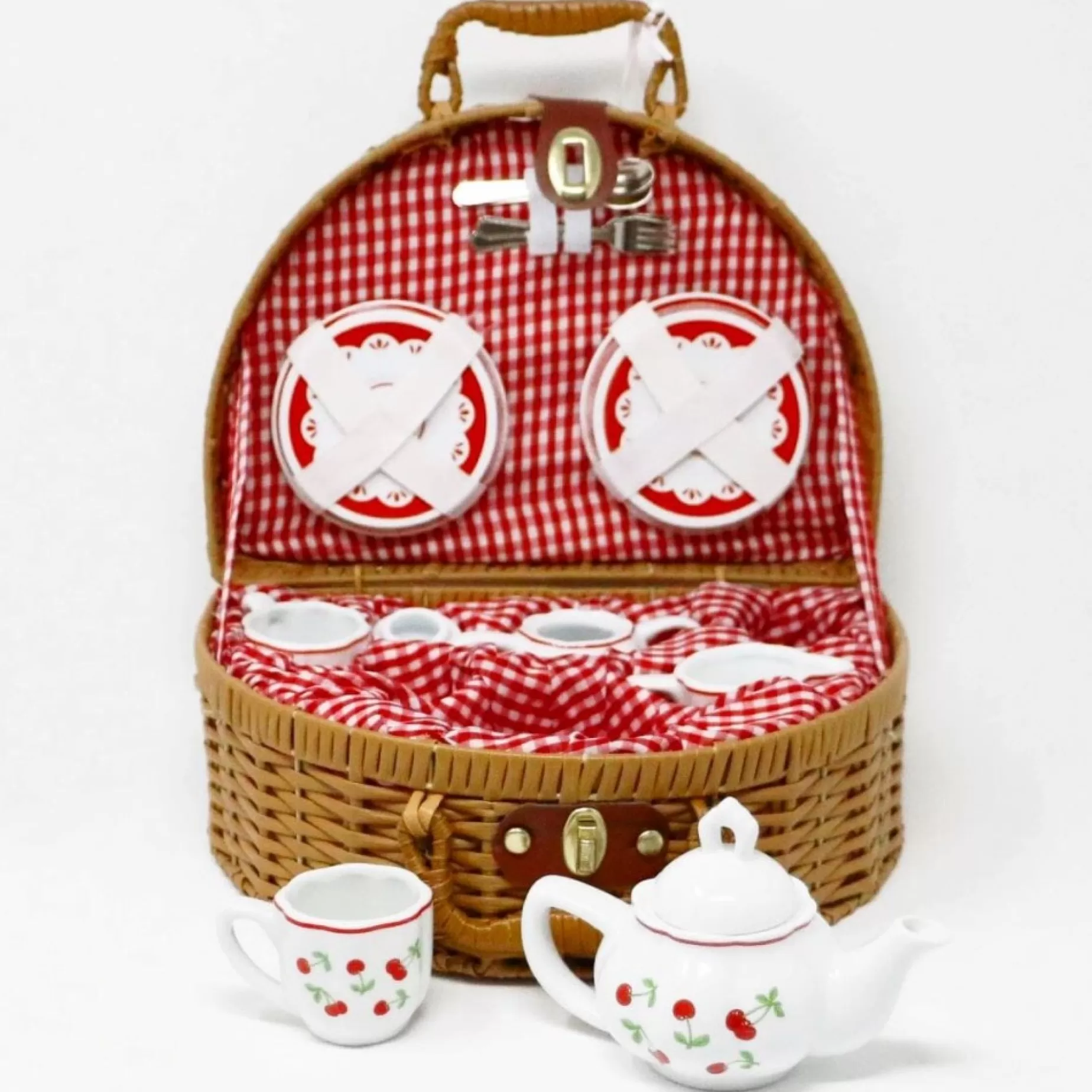 Cherry Mini Porcelain Tea Set<* Flash Sale