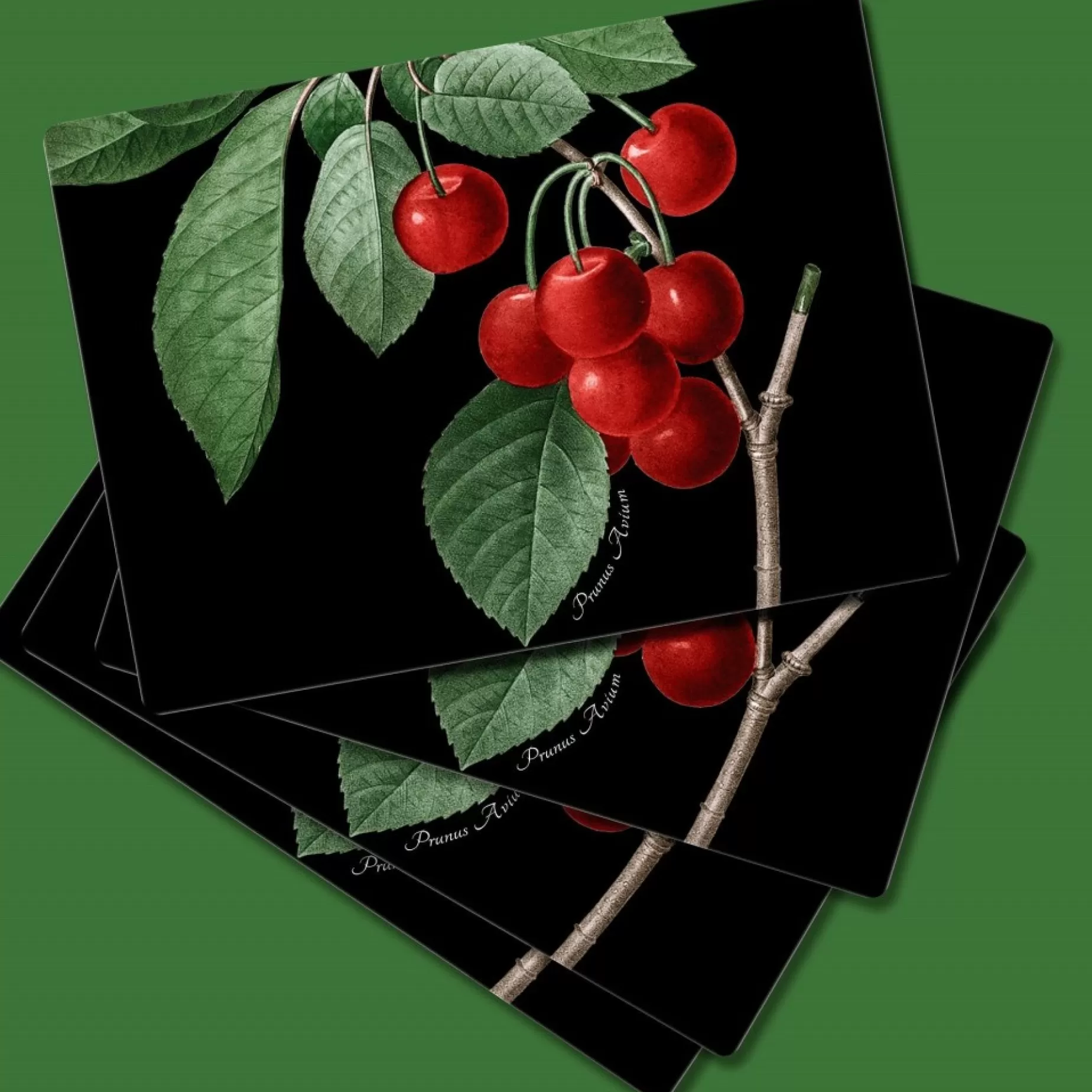 Cherry Placemats - Set Of 4<DESIGN MASTER ASSOCIATES Store