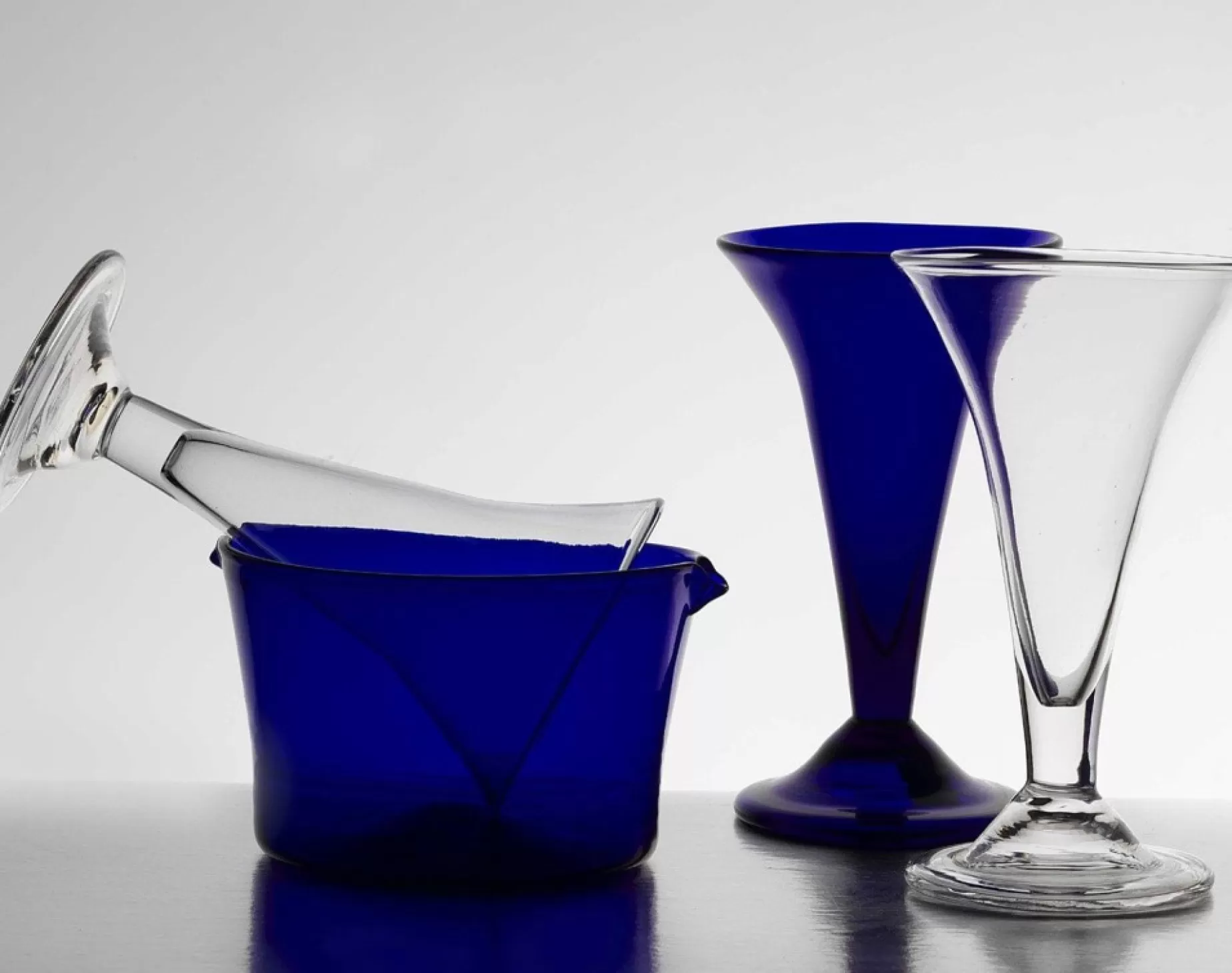 Cobalt Wine Rinser<BLENKO GLASS COMPANY Discount