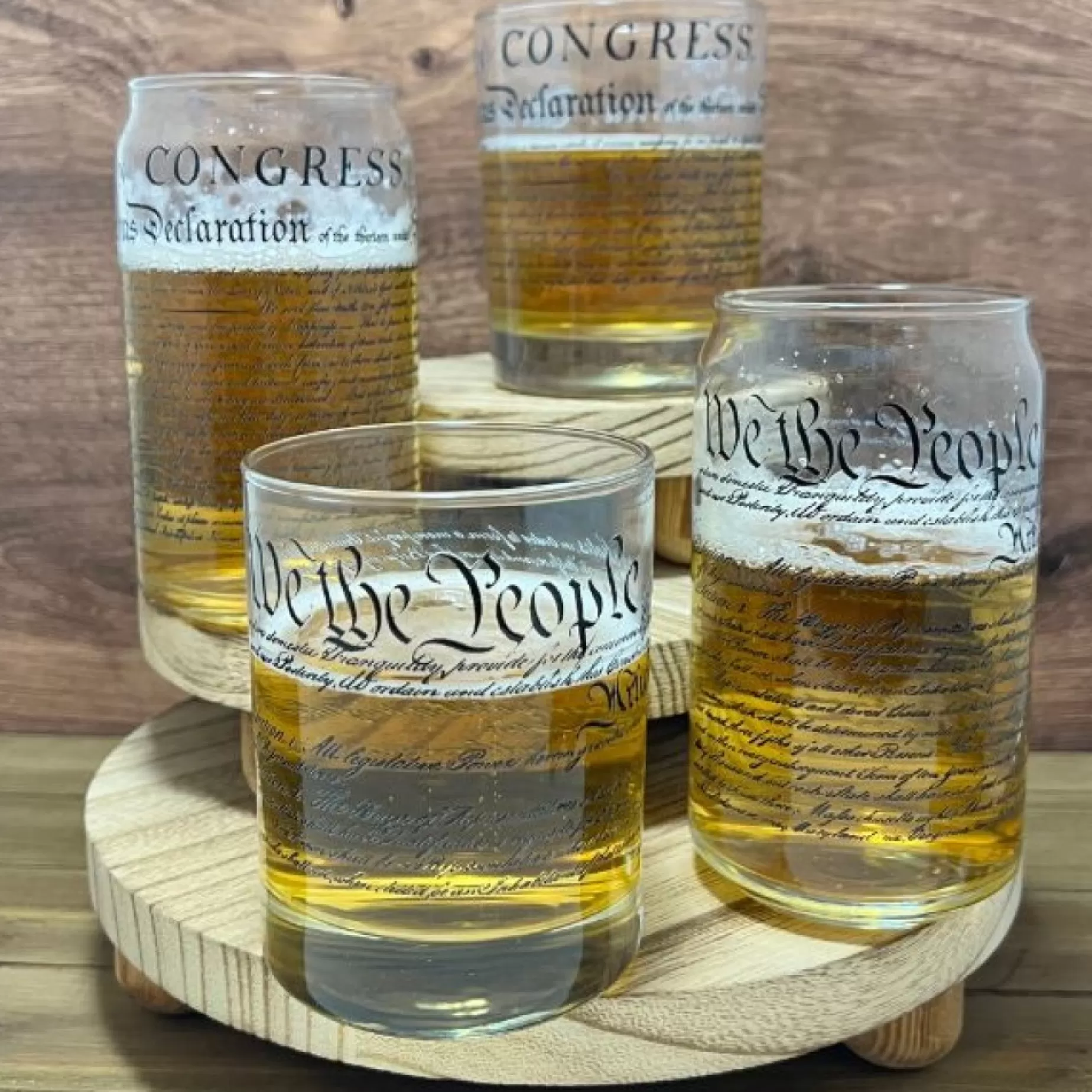 Declaration Of Independence Rocks Glasses<Capsco Inc Best Sale