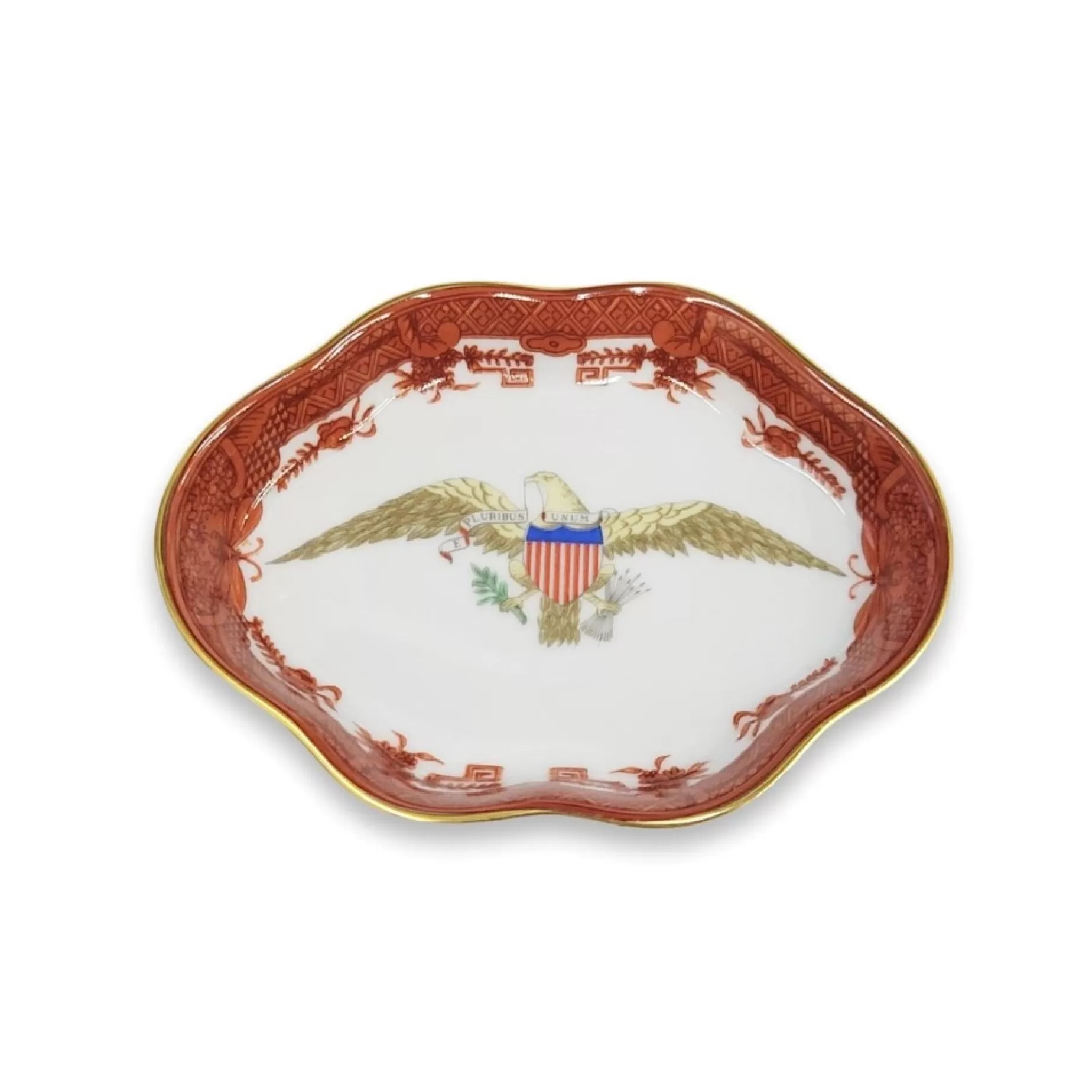 Diplomatic Eagle Small Tray In Rust<MOTTAHEDEH & COMPANY, INC Store