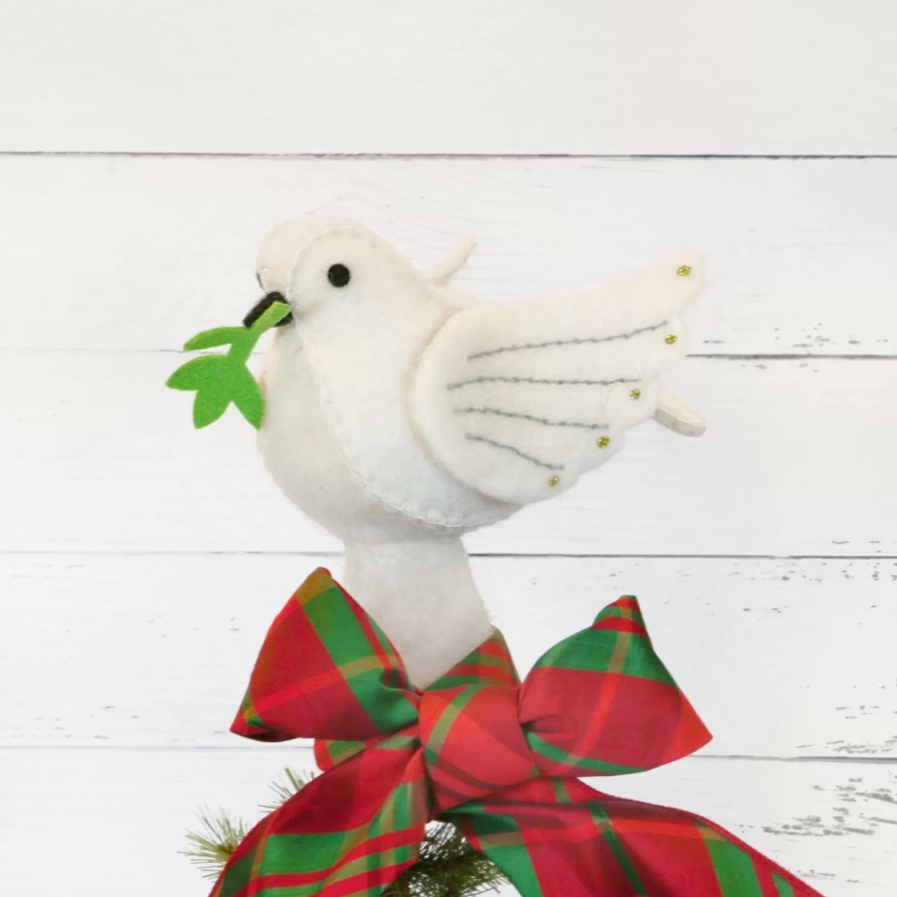 Dove Of Peace Felt Tree Topper<DESIGN MASTER ASSOCIATES Fashion