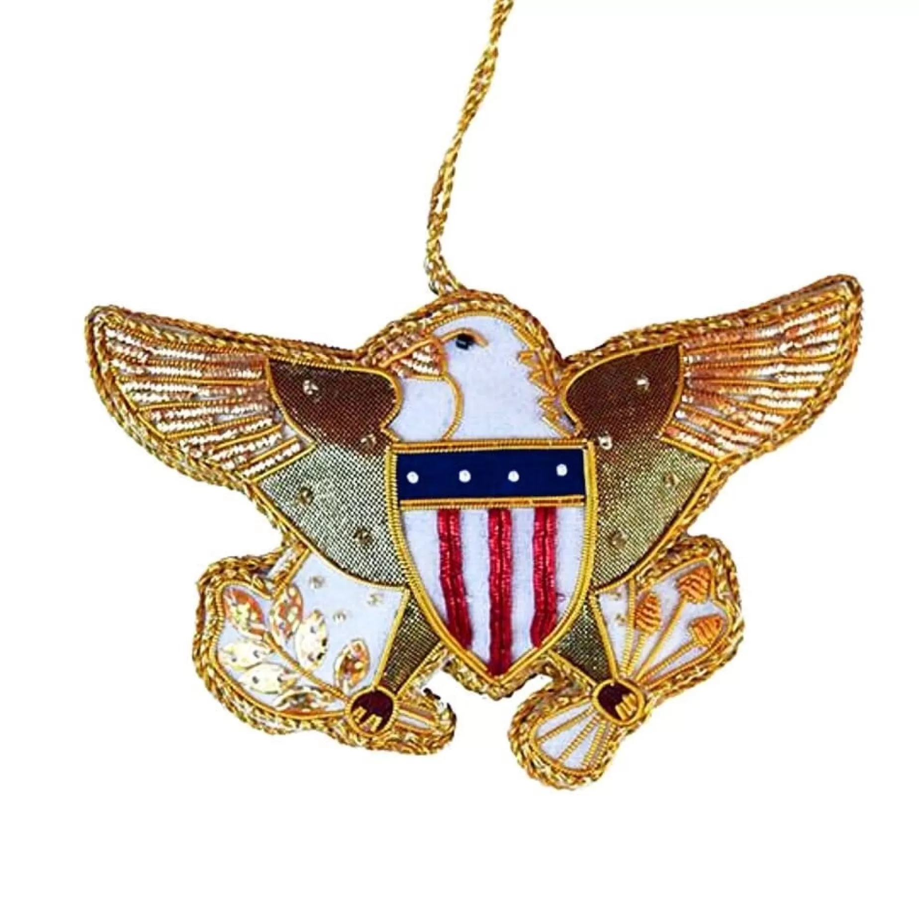 Embroidered Diplomatic Eagle Ornament<ST NICOLAS LTD. Cheap