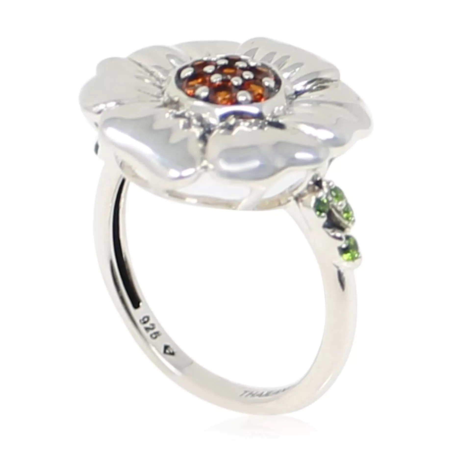 Front Parlor Garnet Sterling Silver Ring<Color Craft Inc Best