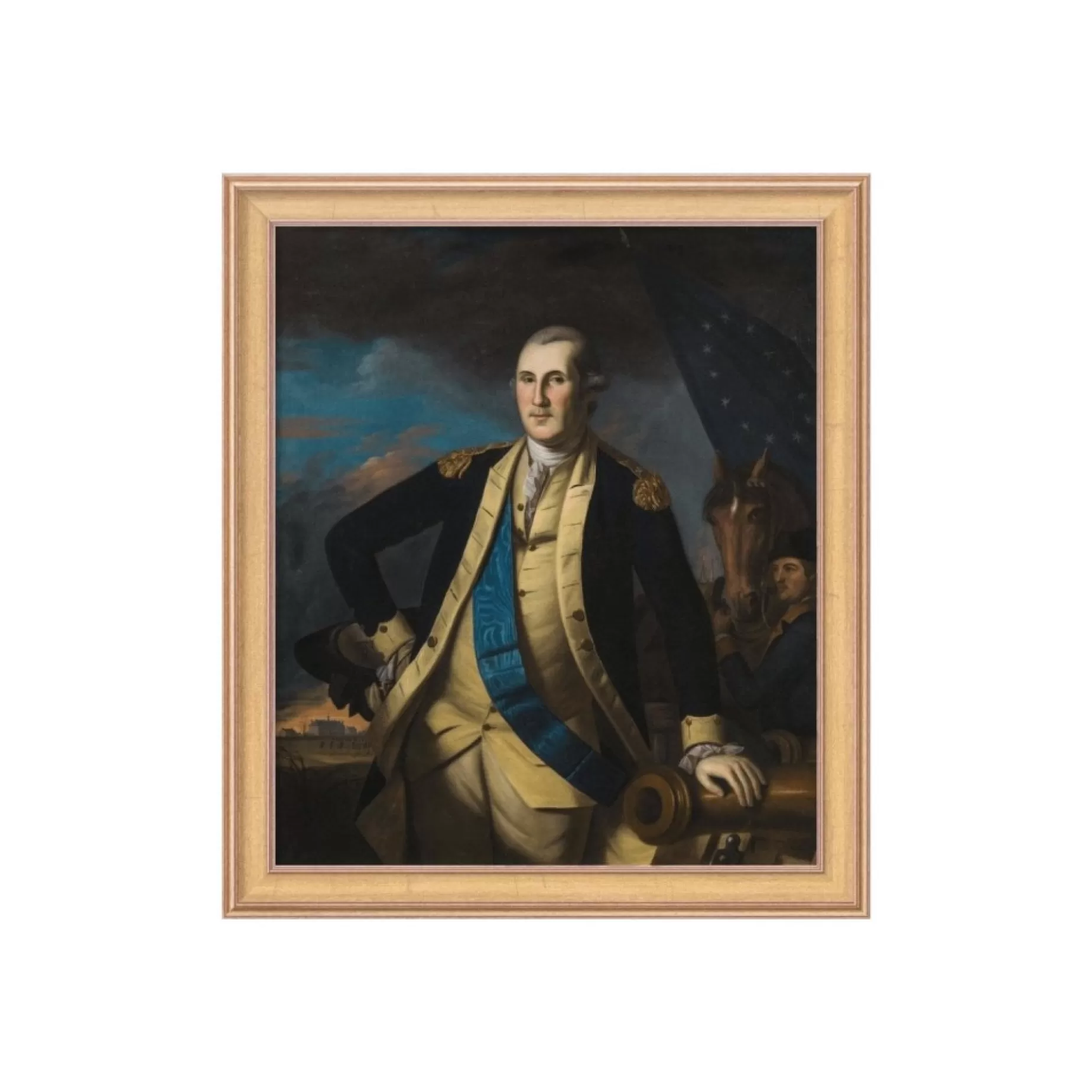 George Washington After The Battle Of Princeton Framed Print: Small Edition<BENTLEY GLOBAL ARTS GROUP Shop