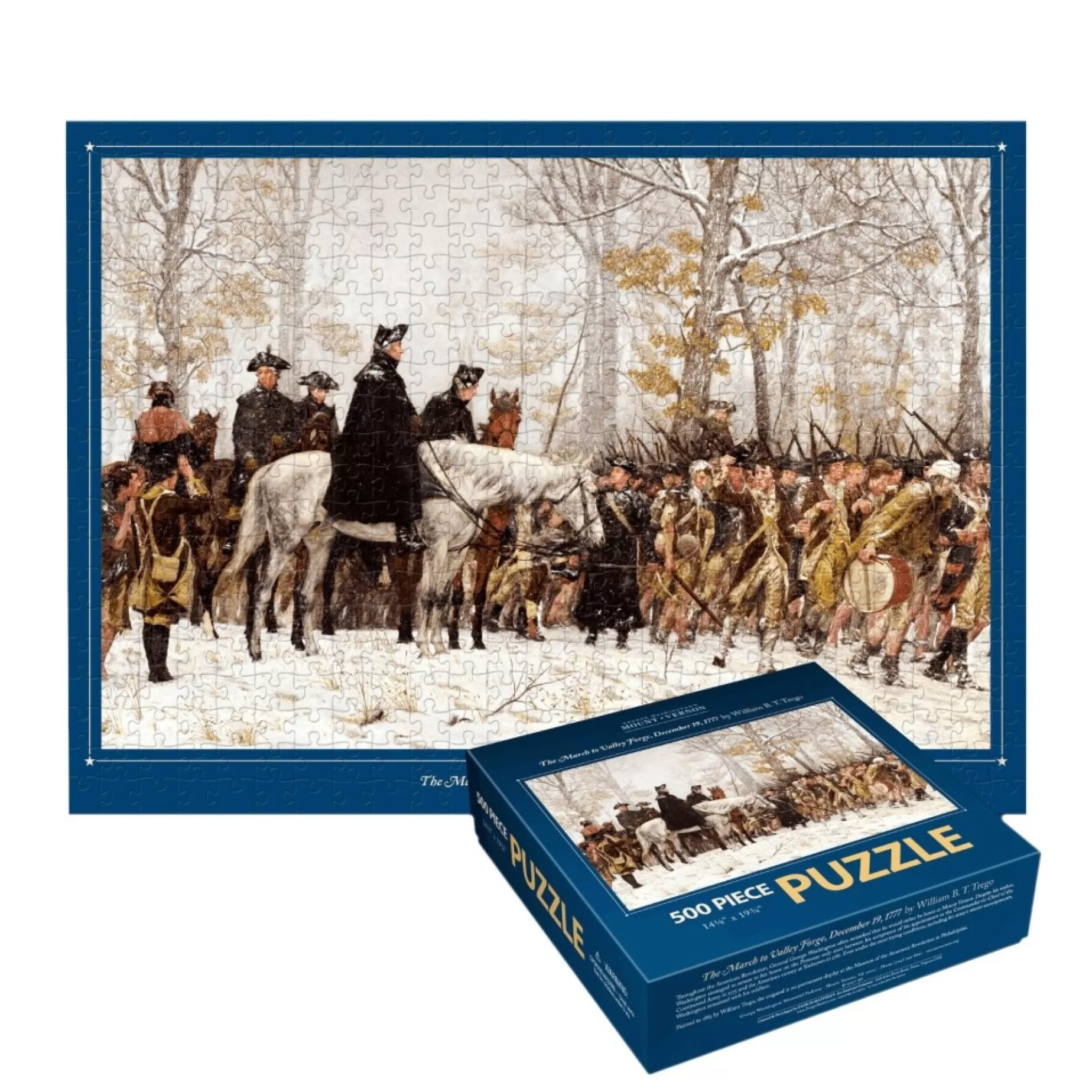 George Washington At Valley Forge Puzzle<DESIGN MASTER ASSOCIATES Sale