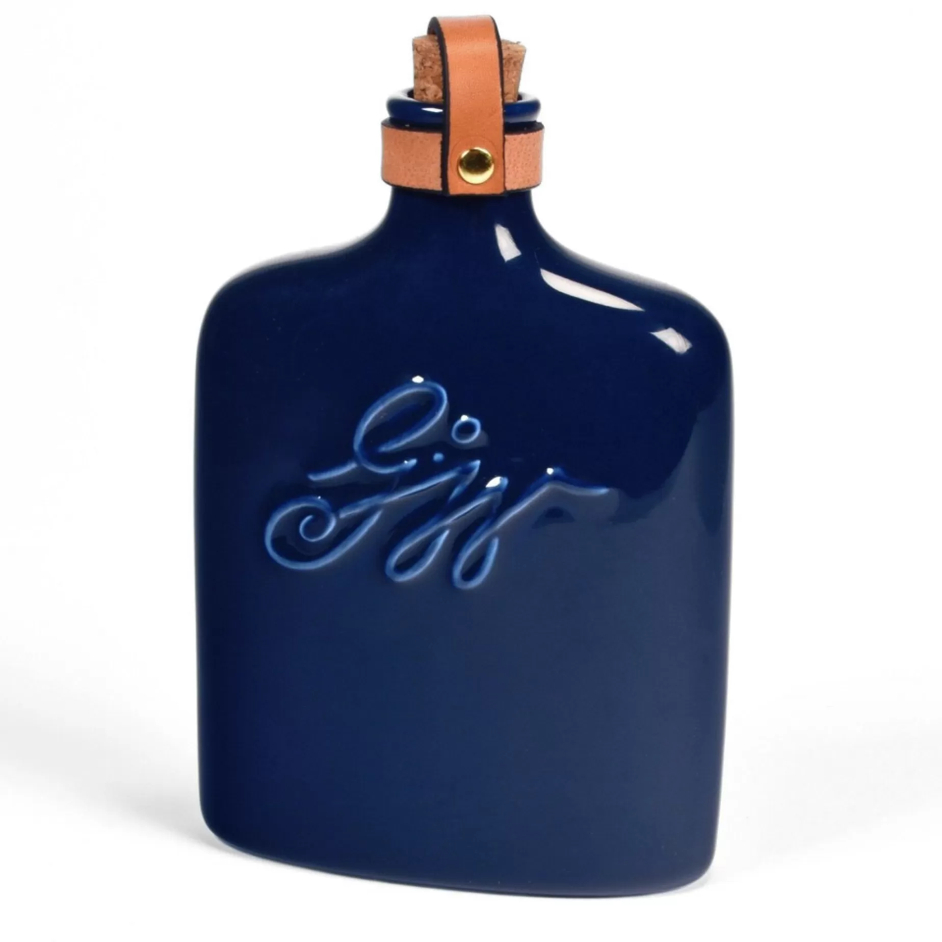 George Washington Blue Ceramic Flask<DESIGN MASTER ASSOCIATES Hot