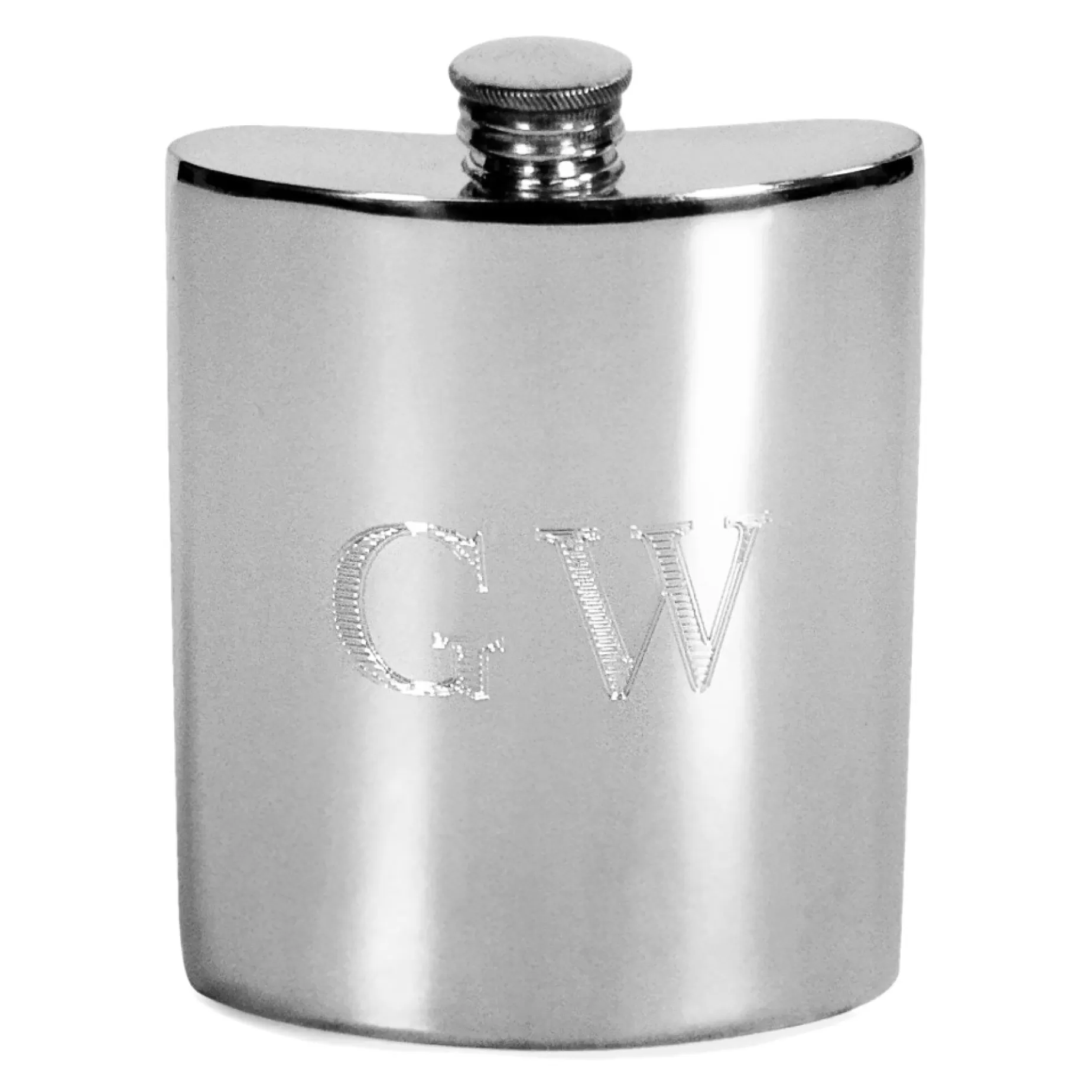 George Washington Pewter Hip Flask<BARLOW DESIGNS, INC. Online