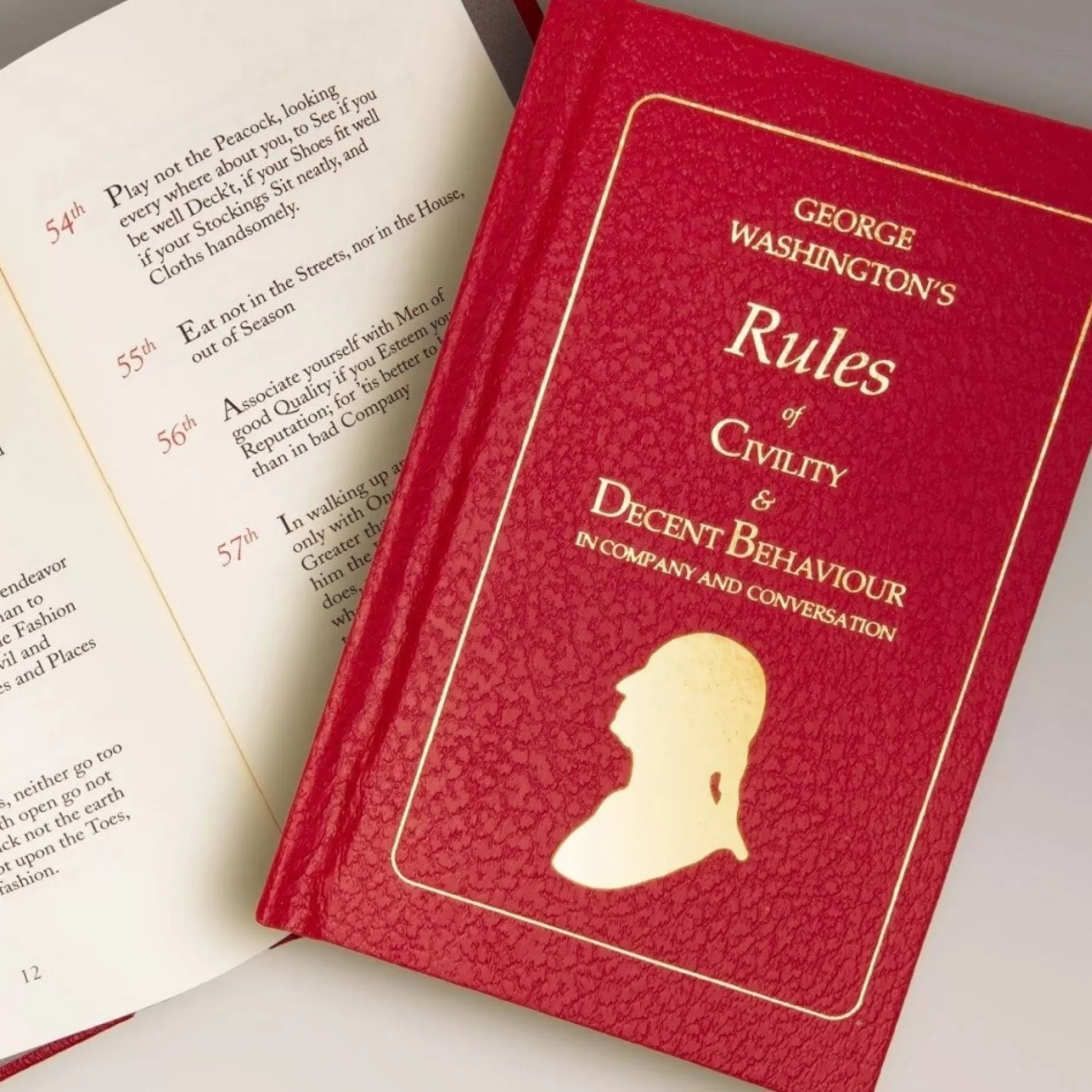 George Washington's Rules Of Civility & Decent Behaviour In Company And Conversation<MT. VERNON LADIES ASSOC Discount