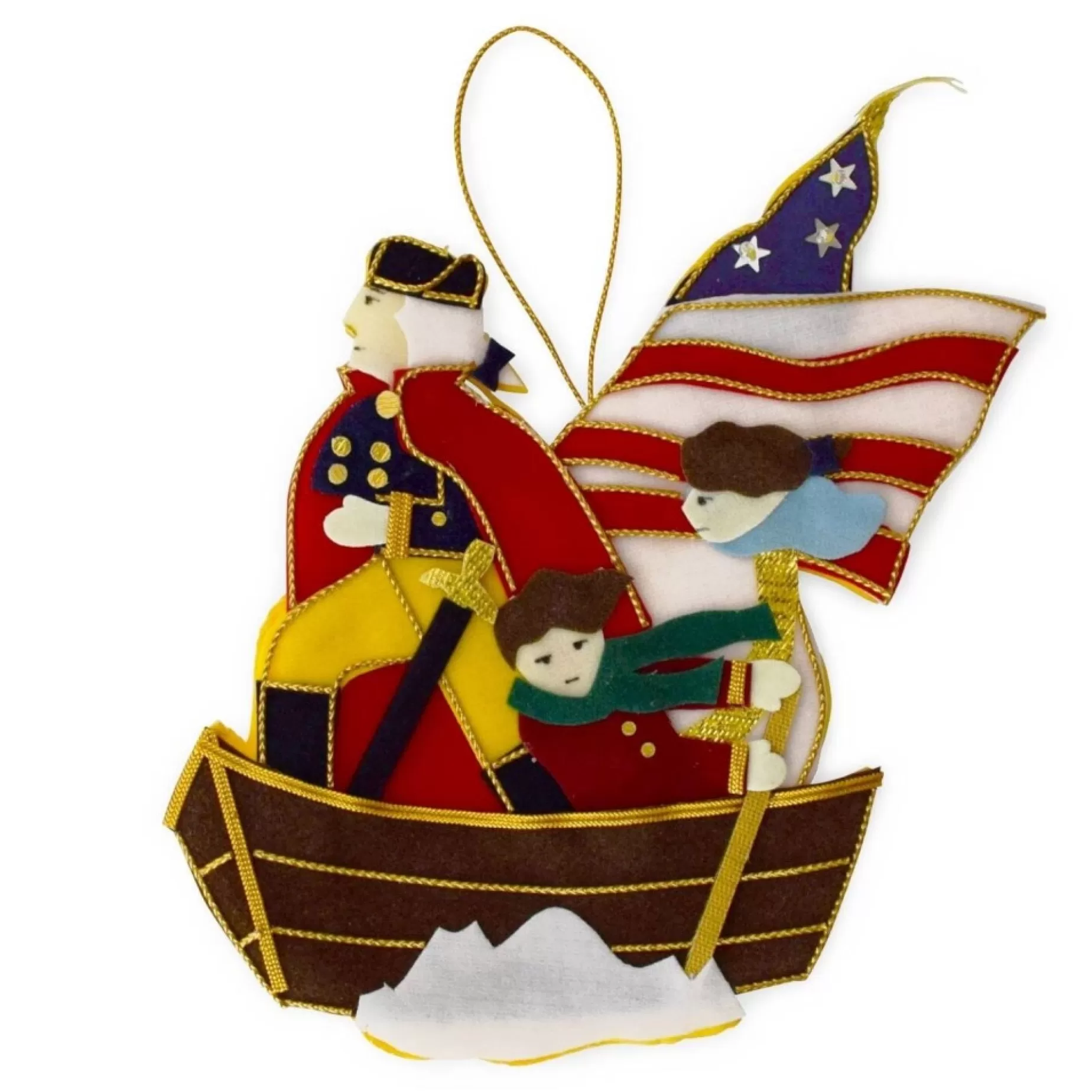 Gw Crossing The Delaware Ornament<ST NICOLAS LTD. Best Sale