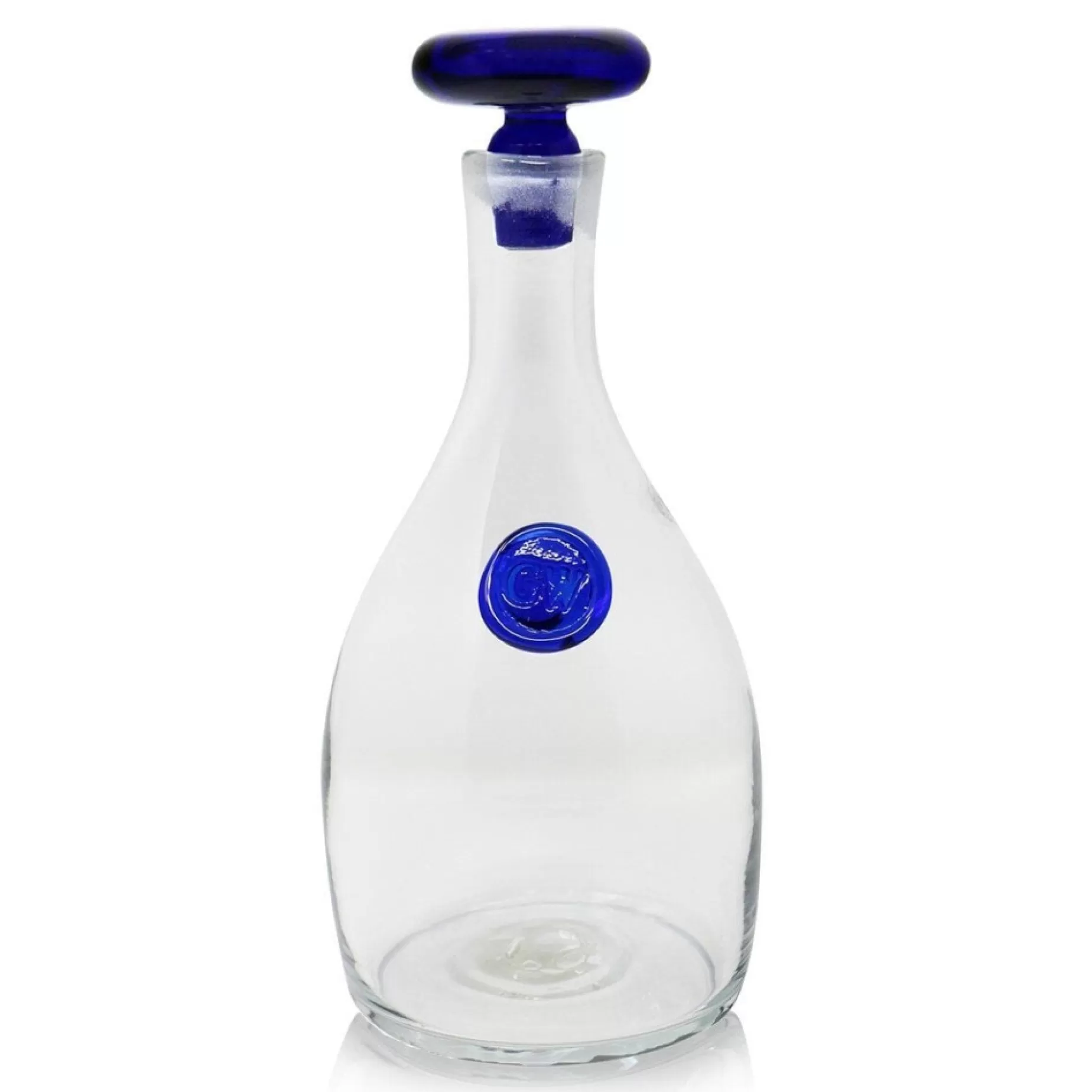 Gw Decanter With Cobalt Seal<BLENKO GLASS COMPANY Store