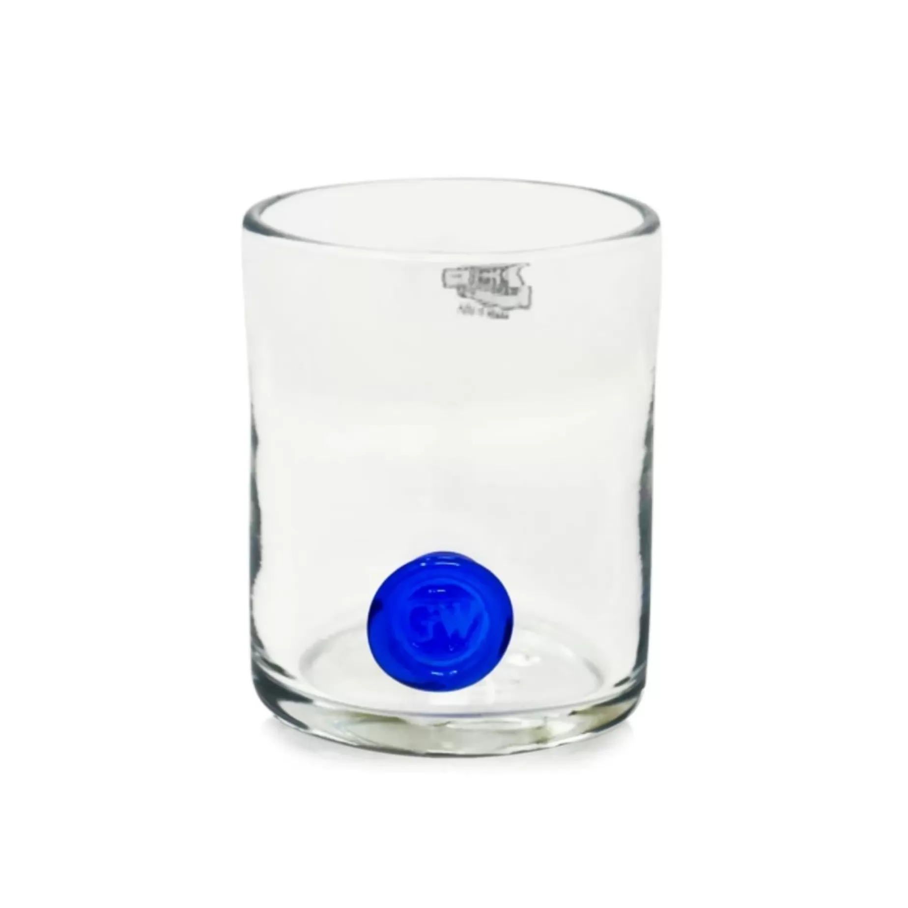 Gw Rocks Glass With Cobalt Seal<BLENKO GLASS COMPANY Shop