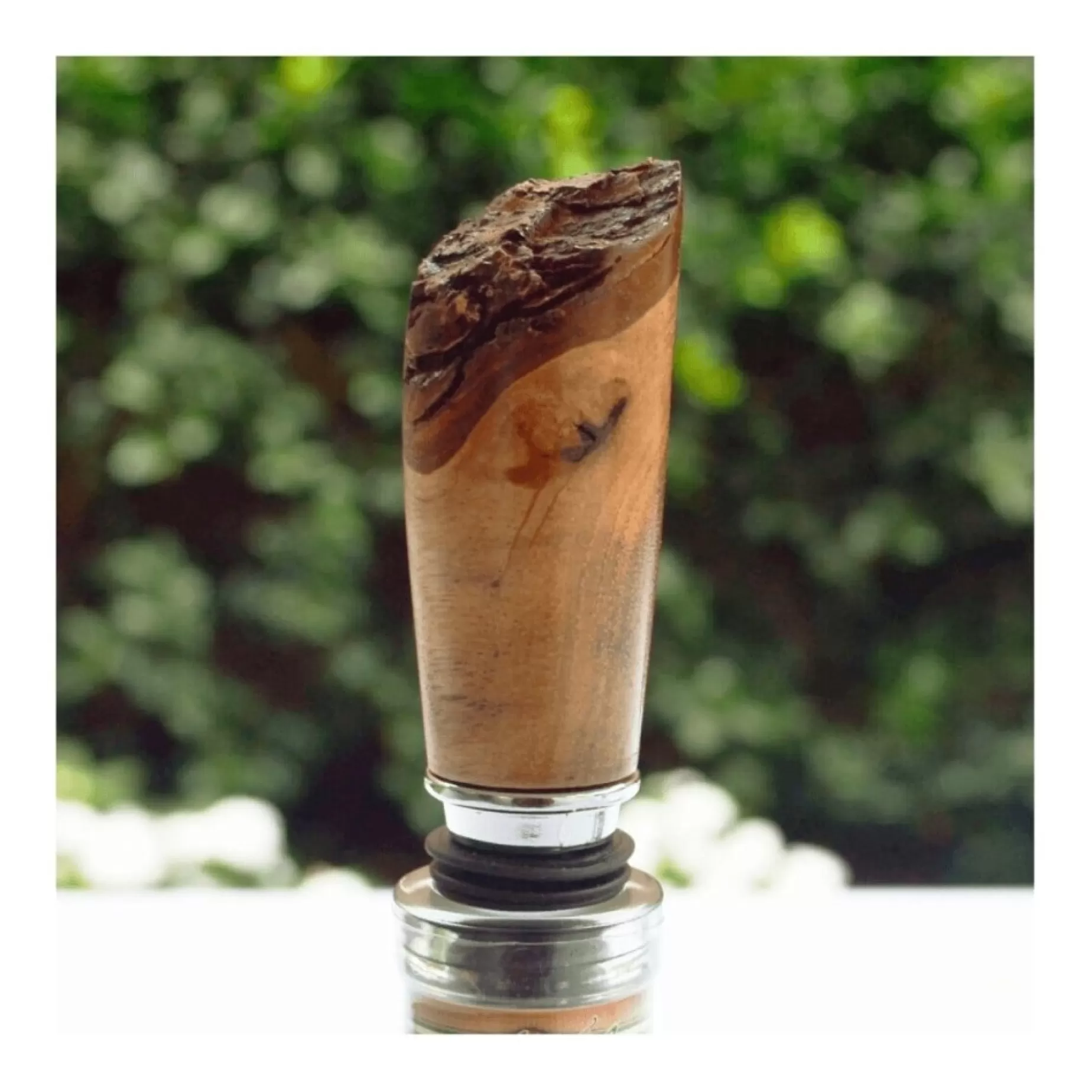 Historic Raw-Edged Wood Bottle Stopper<* Best Sale