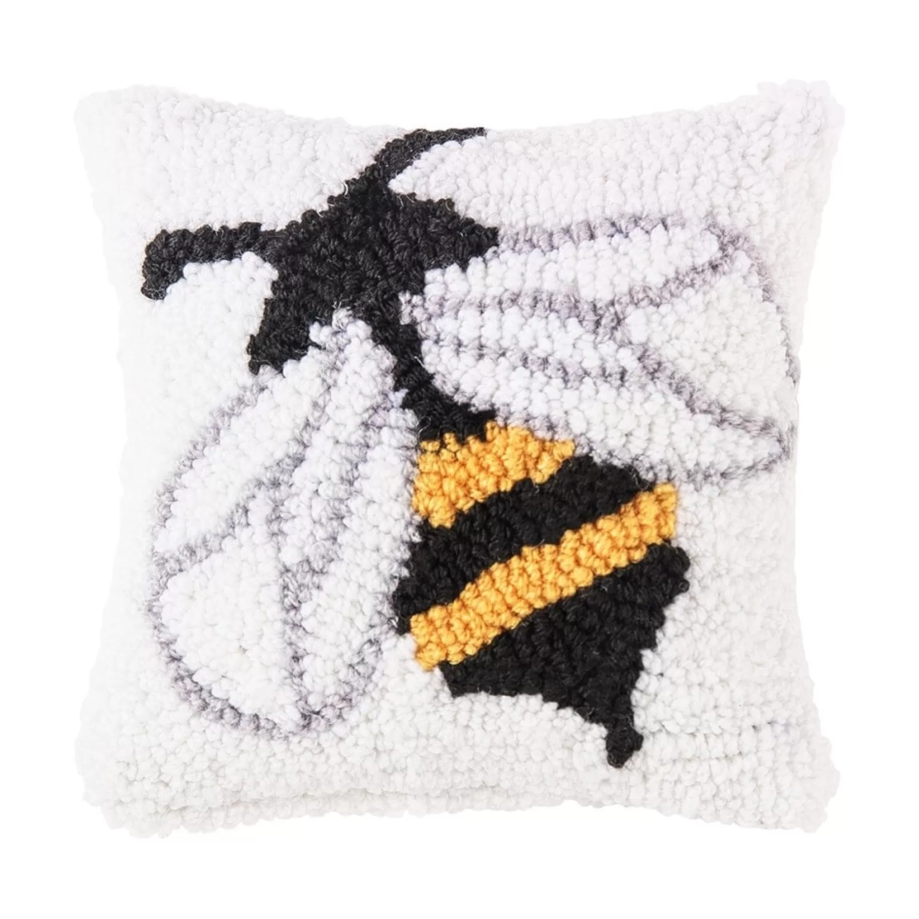 Hooked Yarn Bumble Bee Mini Pillow<C & F ENTERPRISE Cheap