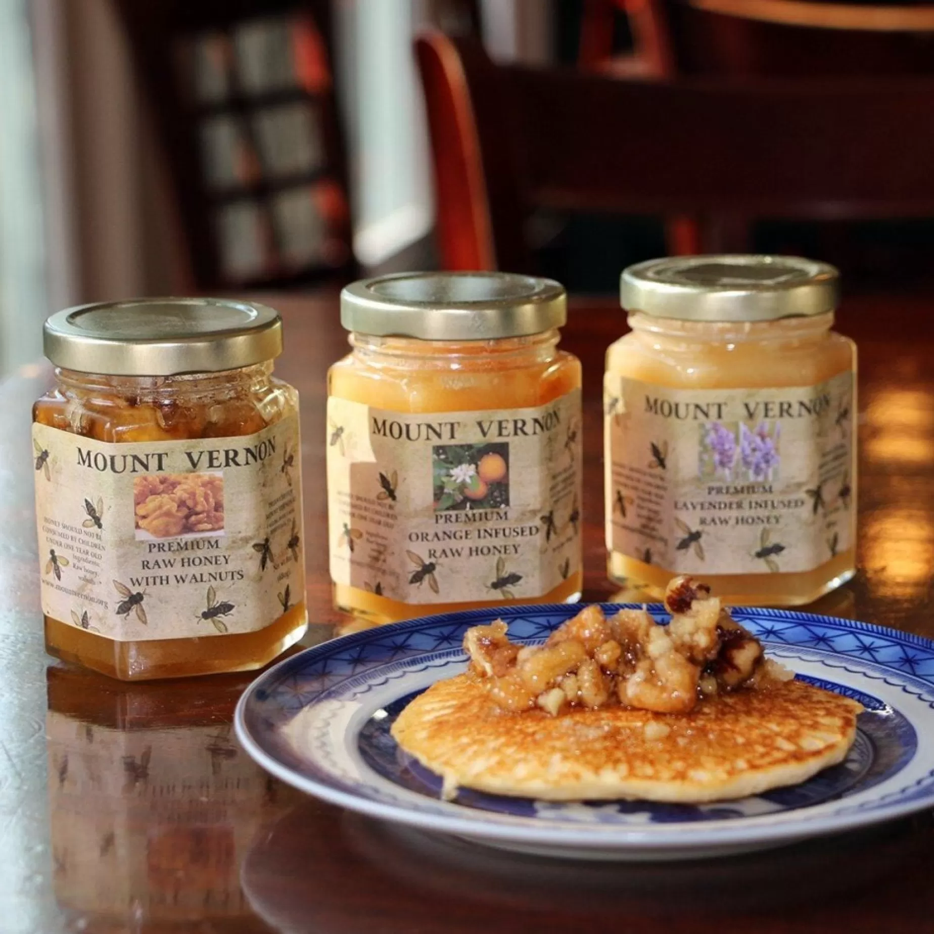 Lavender Infused Raw Honey<* Shop