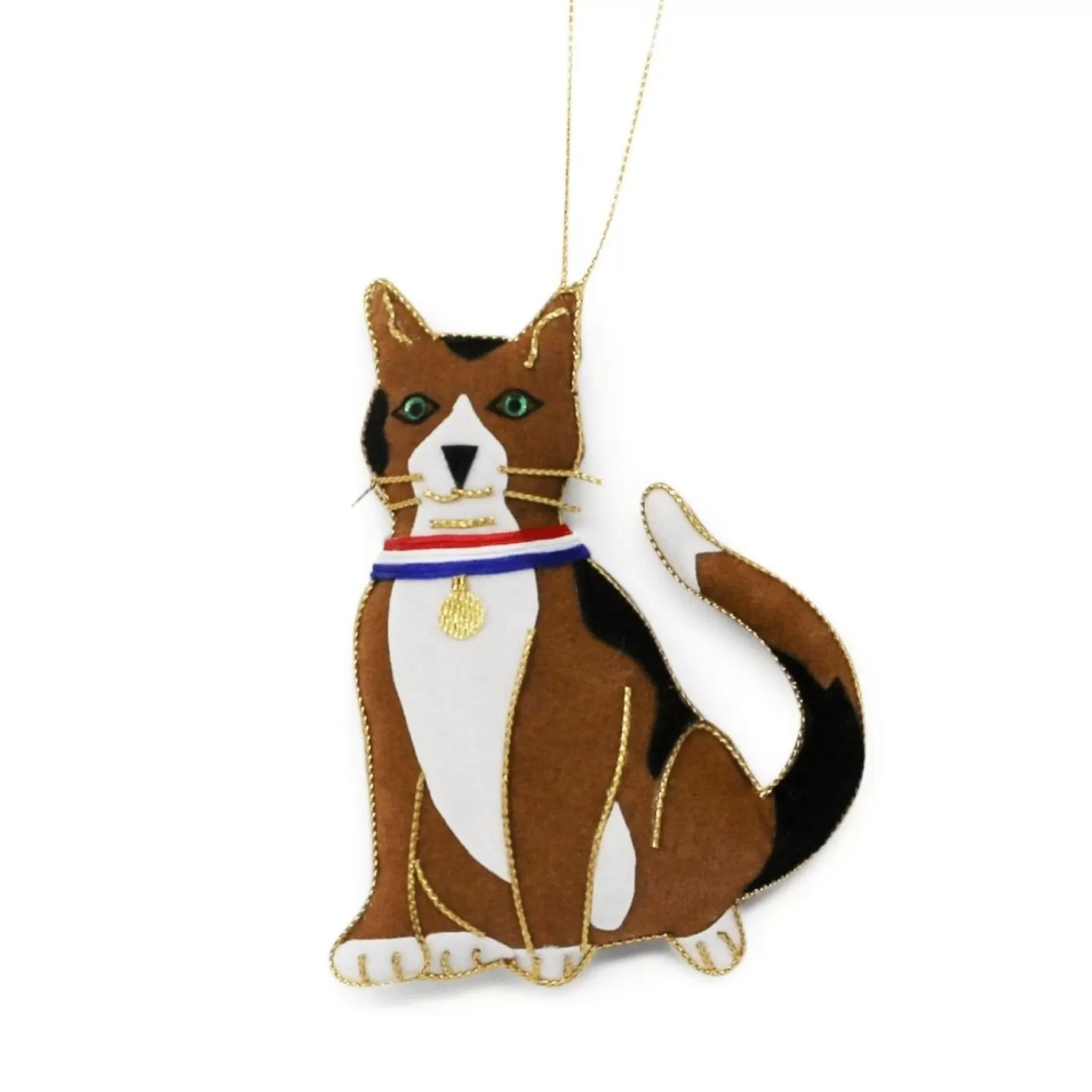 Liberty The Cat Ornament<ST NICOLAS LTD. Hot