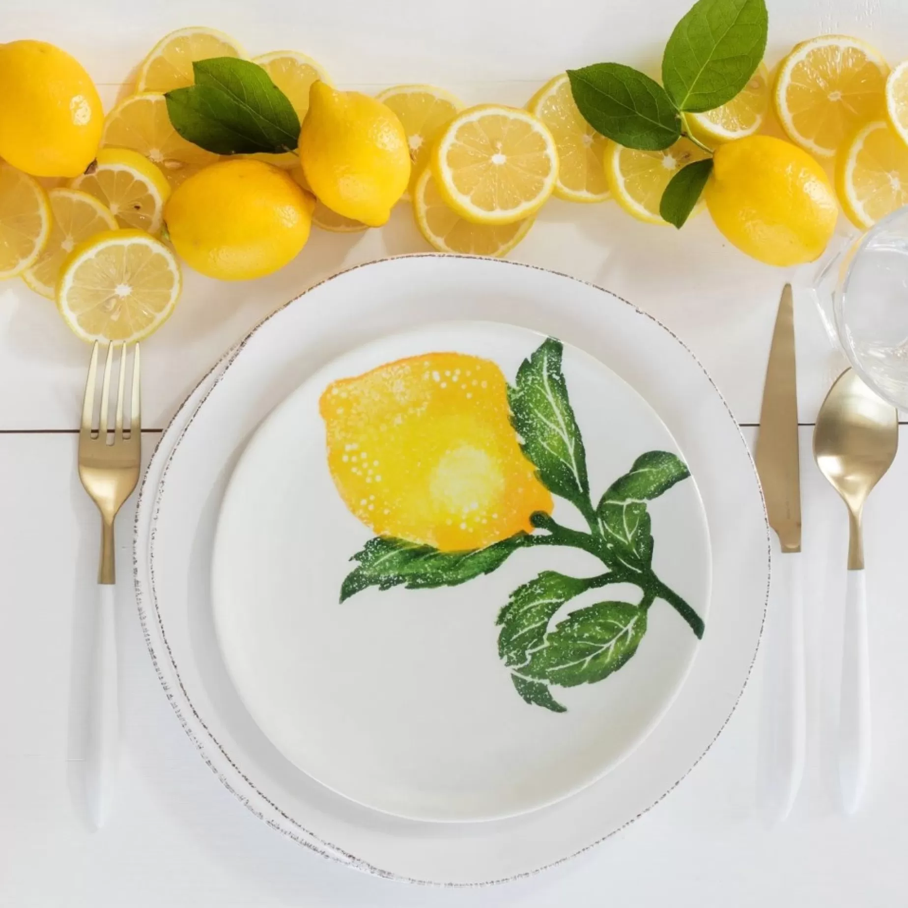 Limoni Salad Plate - Made In Italy<Vietri Cheap