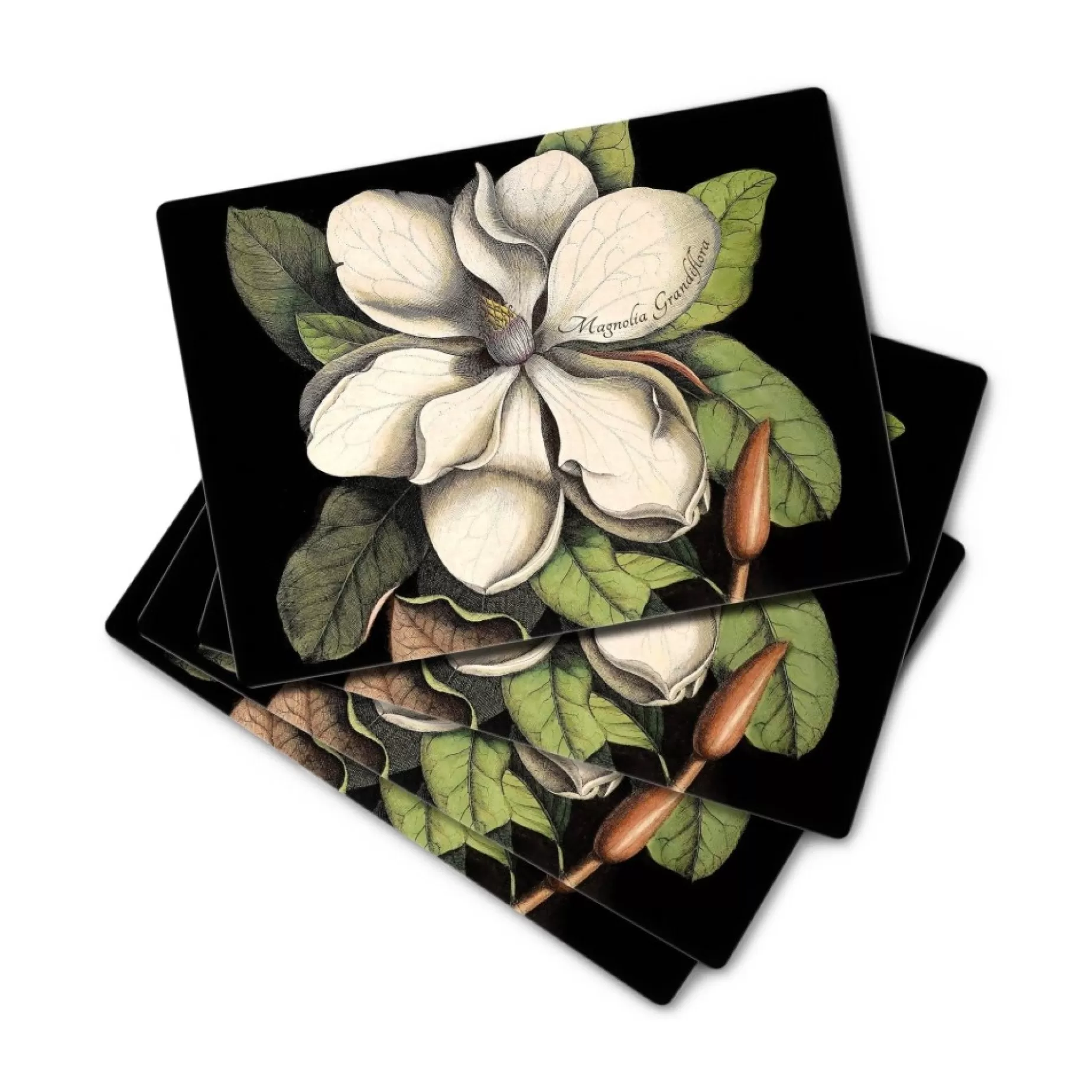 Magnolia Placemats - Set Of 4<DESIGN MASTER ASSOCIATES New