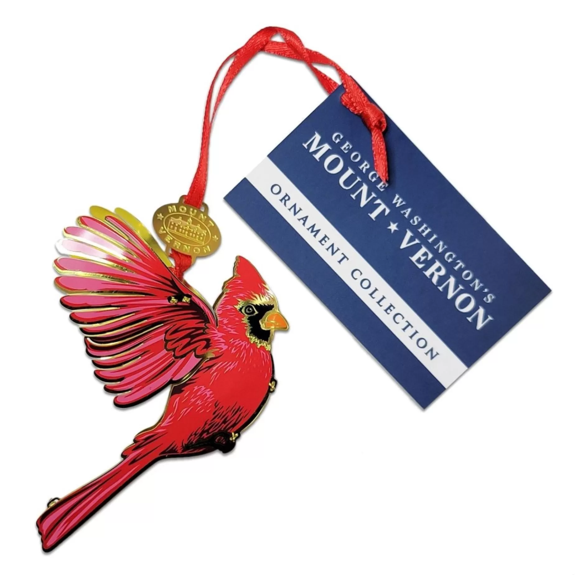 Mount Vernon Cardinal 3D Ornament<DESIGN MASTER ASSOCIATES Outlet