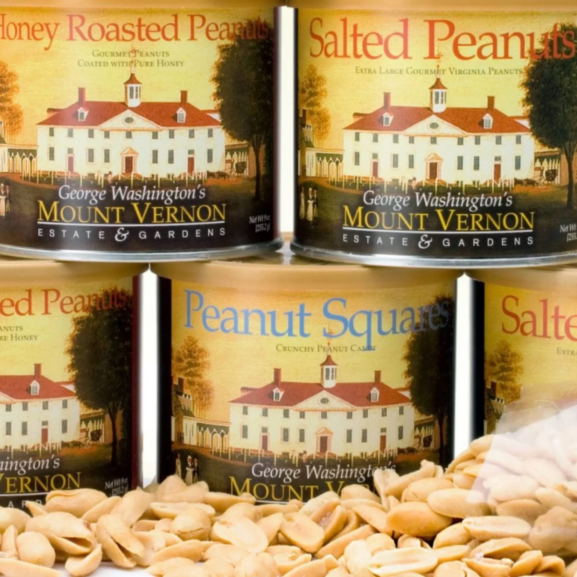 Mount Vernon Gourmet Virginia Peanuts<* Shop