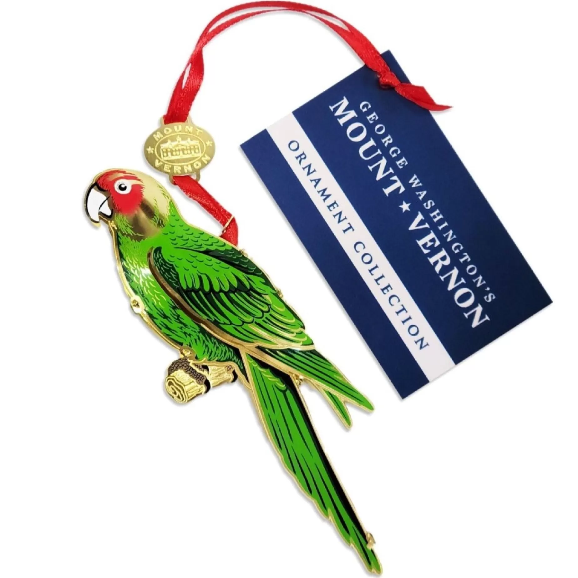 Mount Vernon Parrot 3D Ornament<DESIGN MASTER ASSOCIATES Cheap