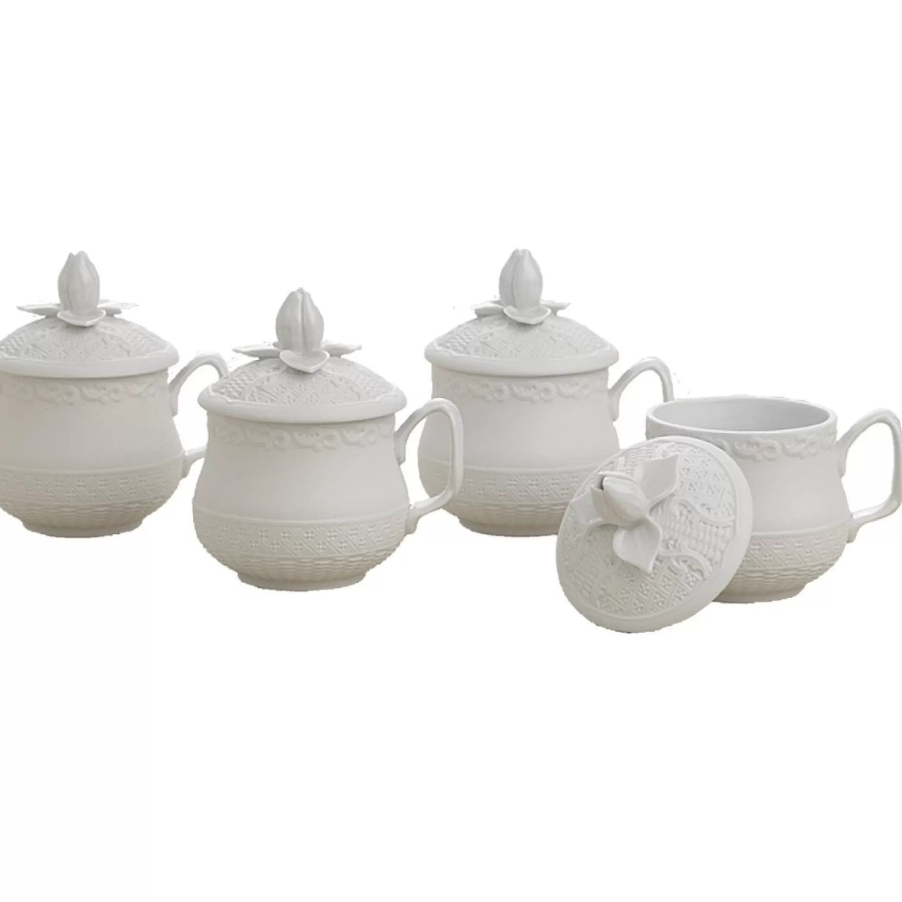 Mount Vernon Prosperity Set Of 4 Pots-De-Creme<MOTTAHEDEH & COMPANY, INC New