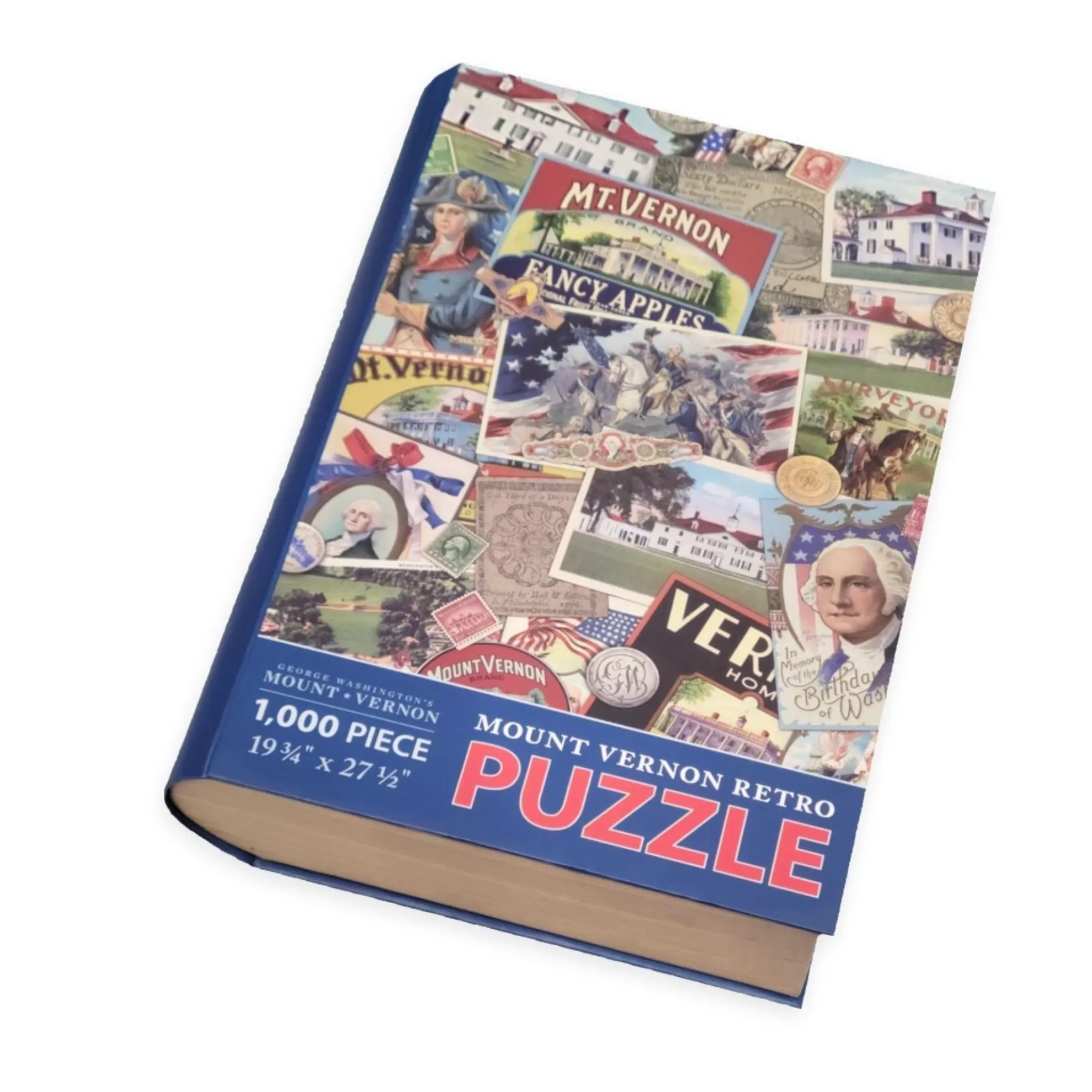 Mount Vernon Retro Ephemera Puzzle - 1000 Pieces<DESIGN MASTER ASSOCIATES Fashion