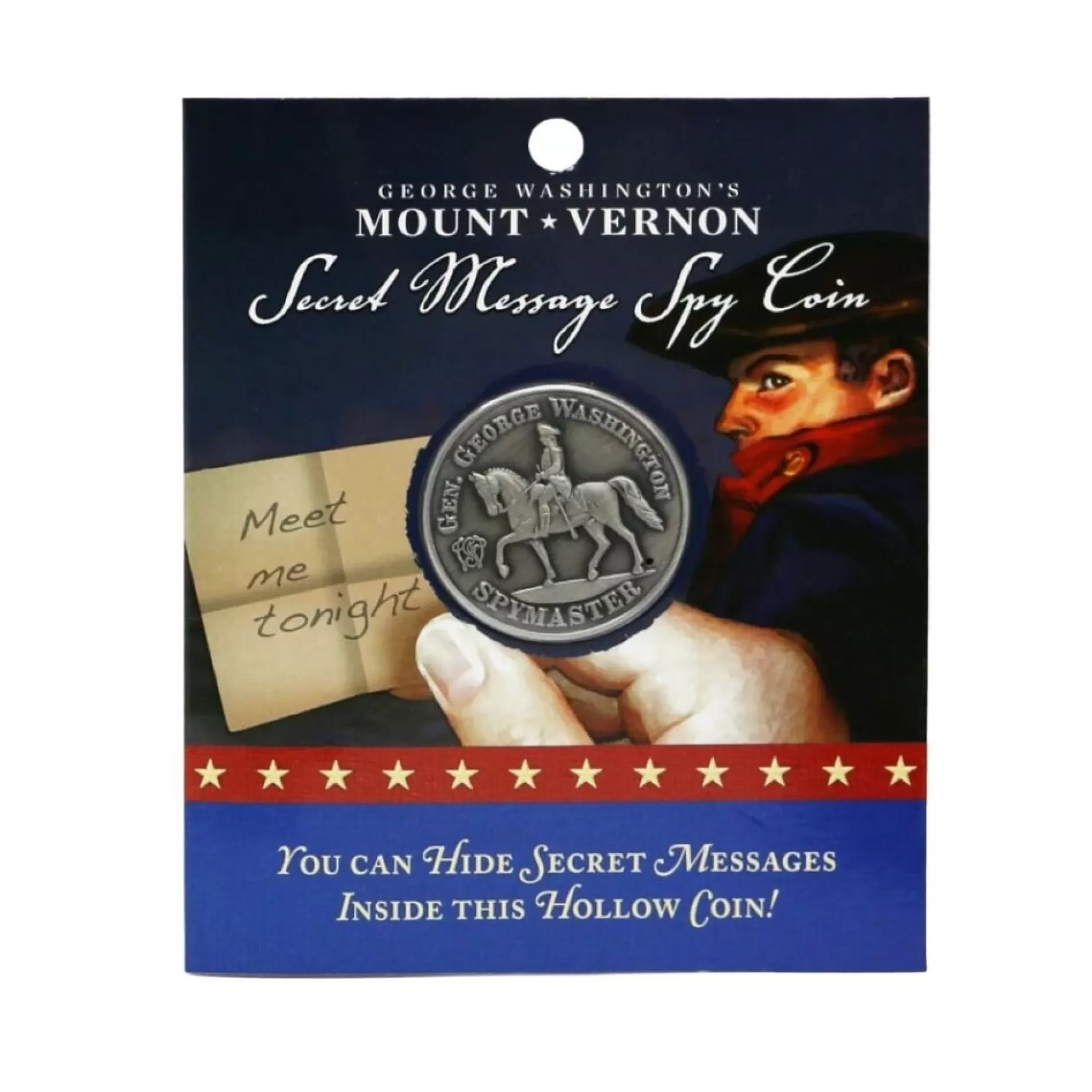 Mount Vernon Secret Message Spy Coin<* Best Sale