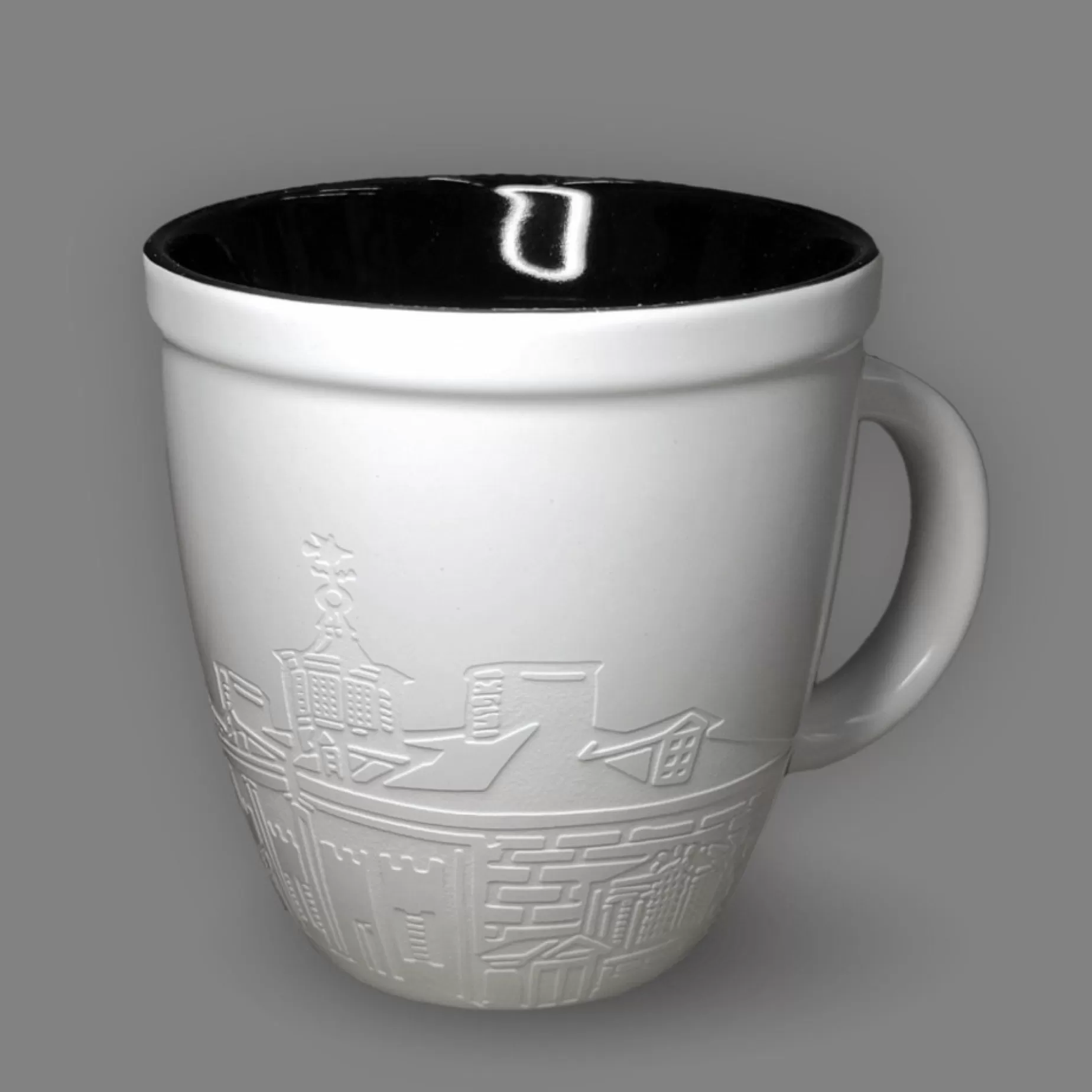 Mount Vernon White Etch Mug<CHARLES PRODUCTS INC. Outlet