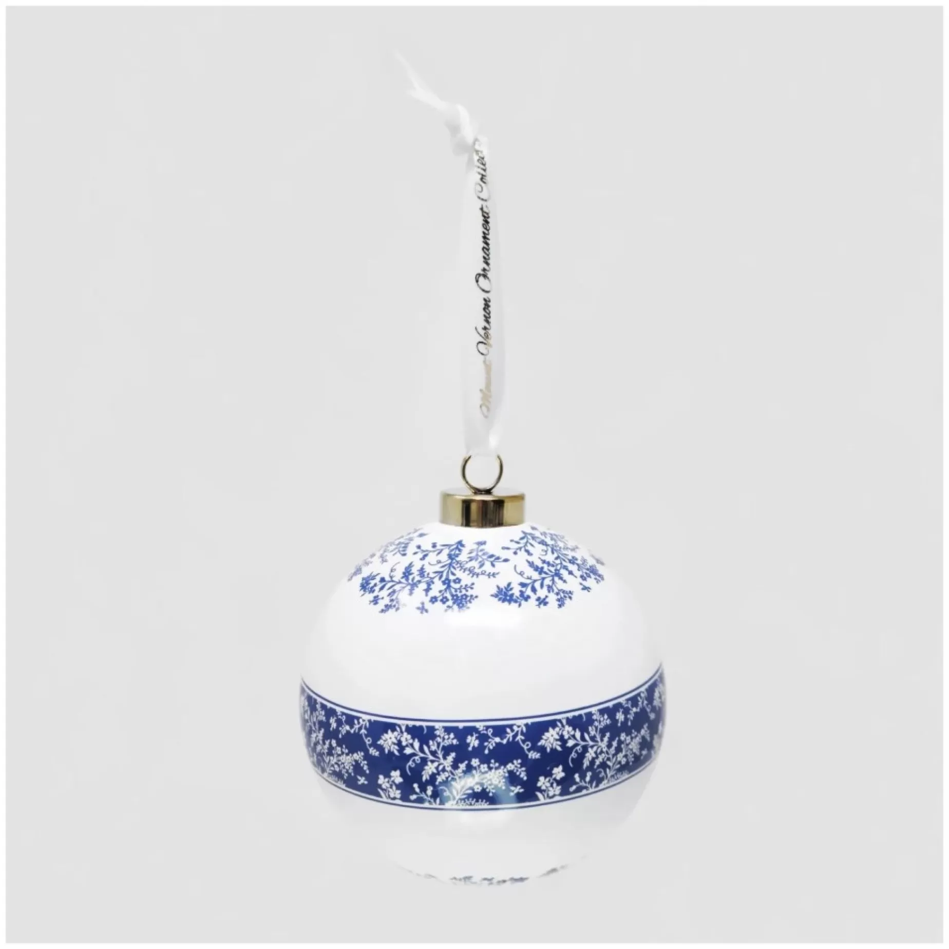 Mv Ornament Collection - Porcelain Blue Room Ball<DESIGN MASTER ASSOCIATES Fashion