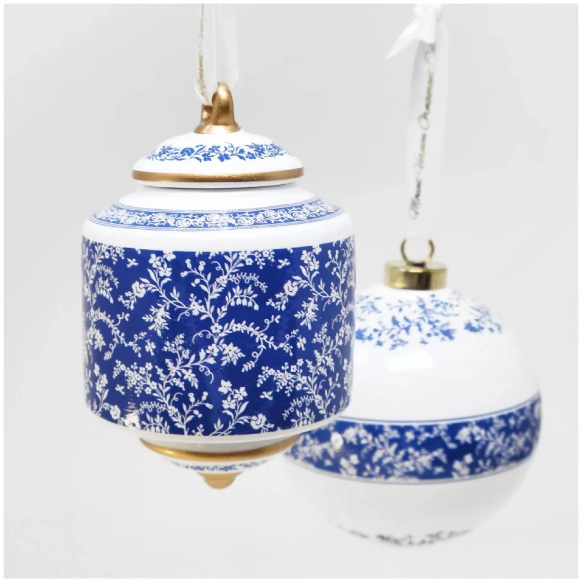 Mv Ornament Collection - Porcelain Blue Room Cylinder<DESIGN MASTER ASSOCIATES Store