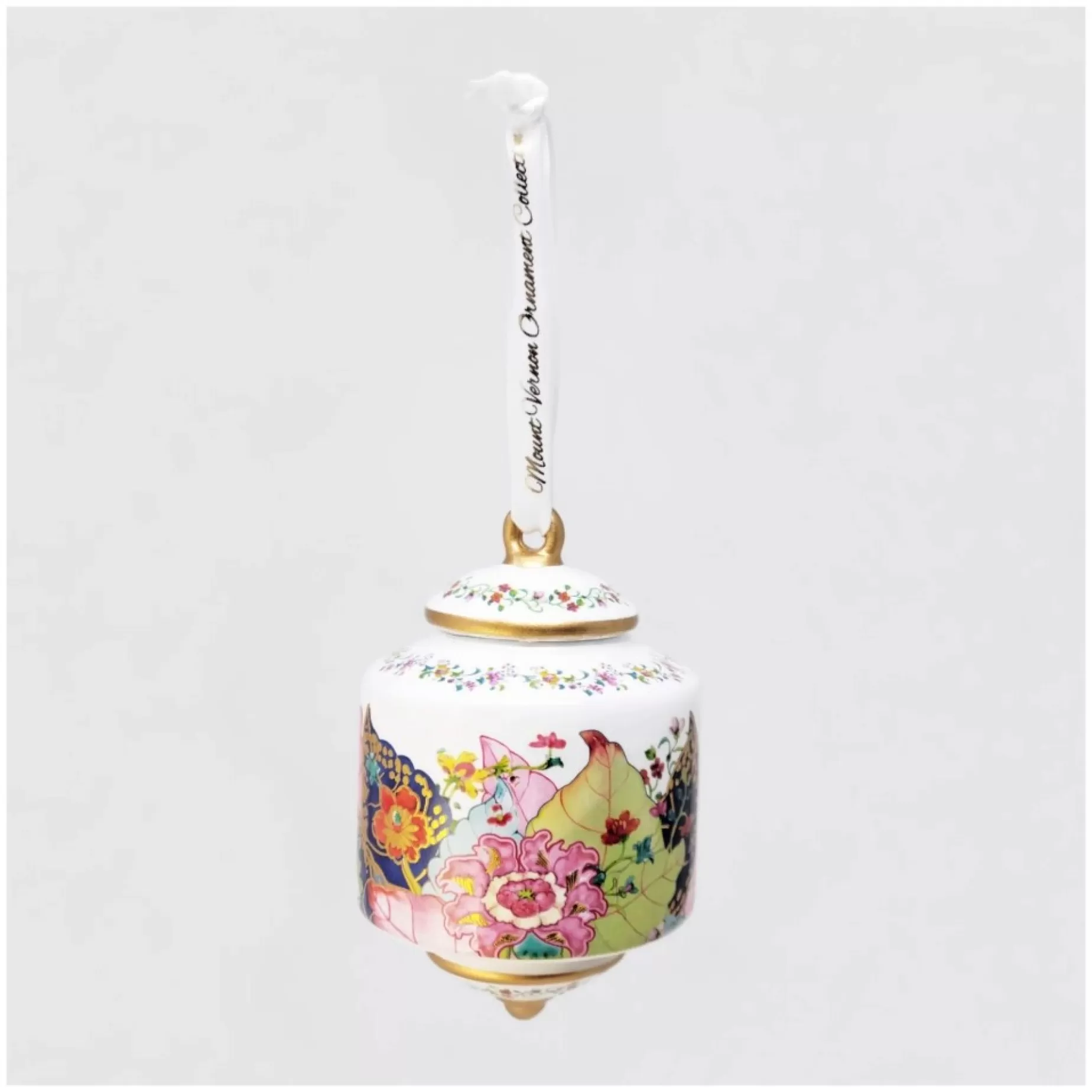 Mv Ornament Collection - Porcelain Tobacco Leaf Cylinder<DESIGN MASTER ASSOCIATES Cheap