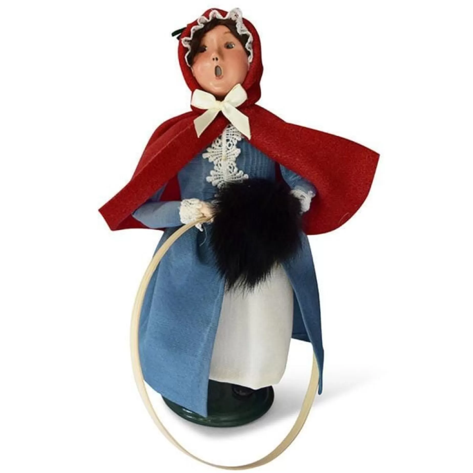 Nelly Custis Caroler With Red Cape<BYER's CHOICE, LTD Cheap