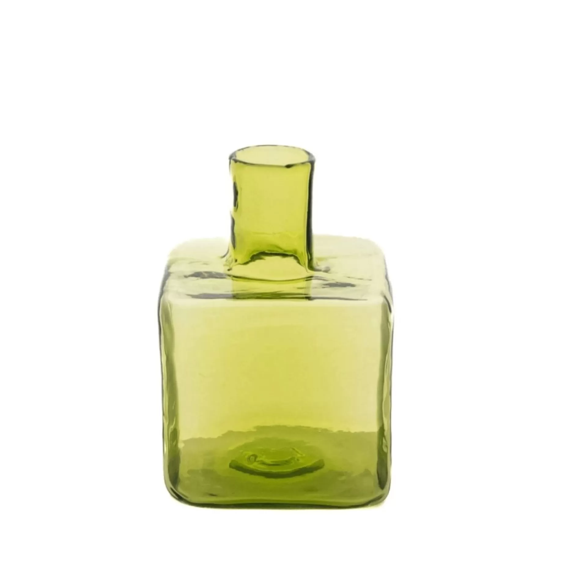 Olive Block Bud Vase<BLENKO GLASS COMPANY Shop