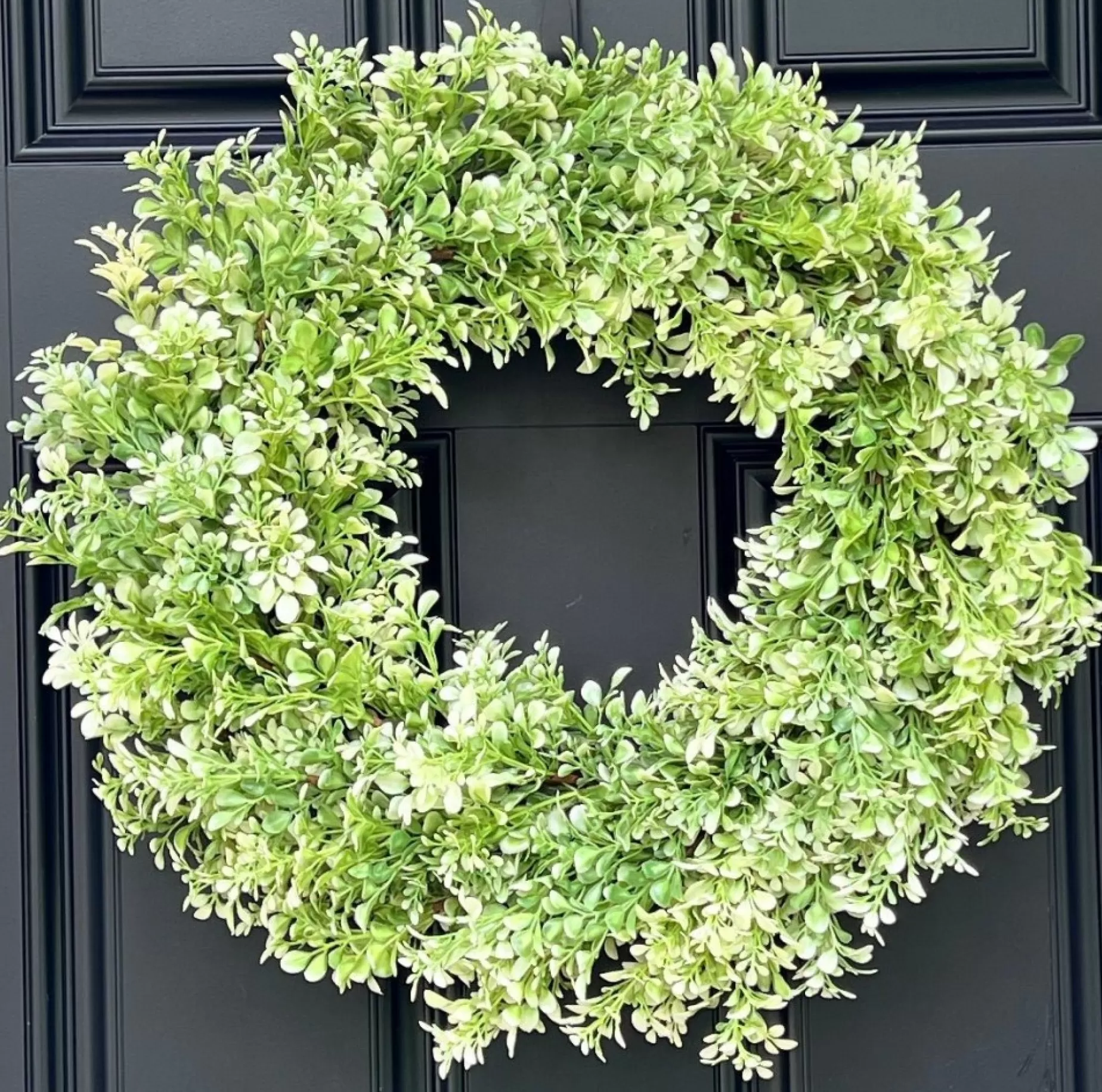 Sage Green Faux Boxwood Wreath - 22"<ALLSTATE FLORAL Clearance