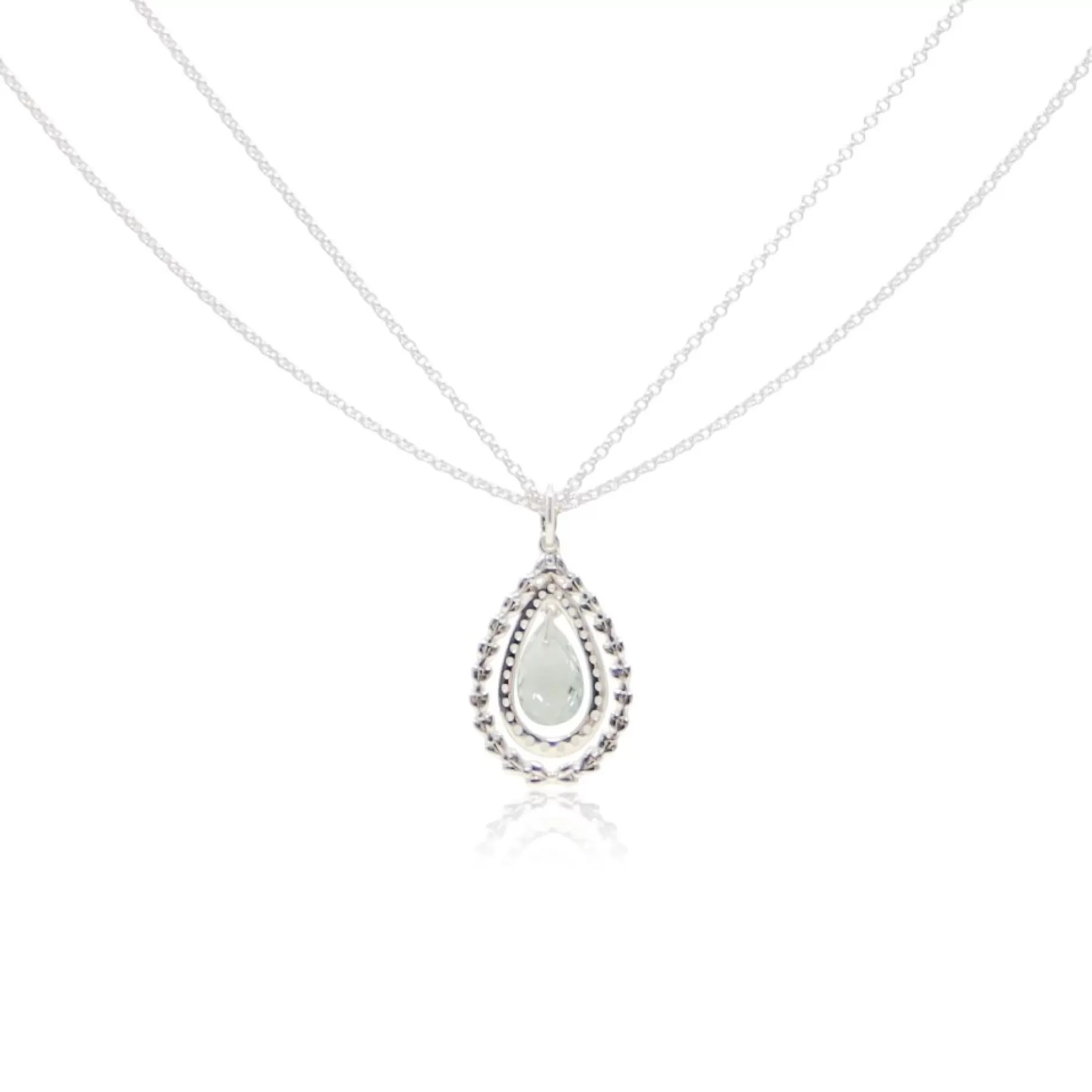 Sterling Silver Beaded Briolette Pendant<Color Craft Inc Online