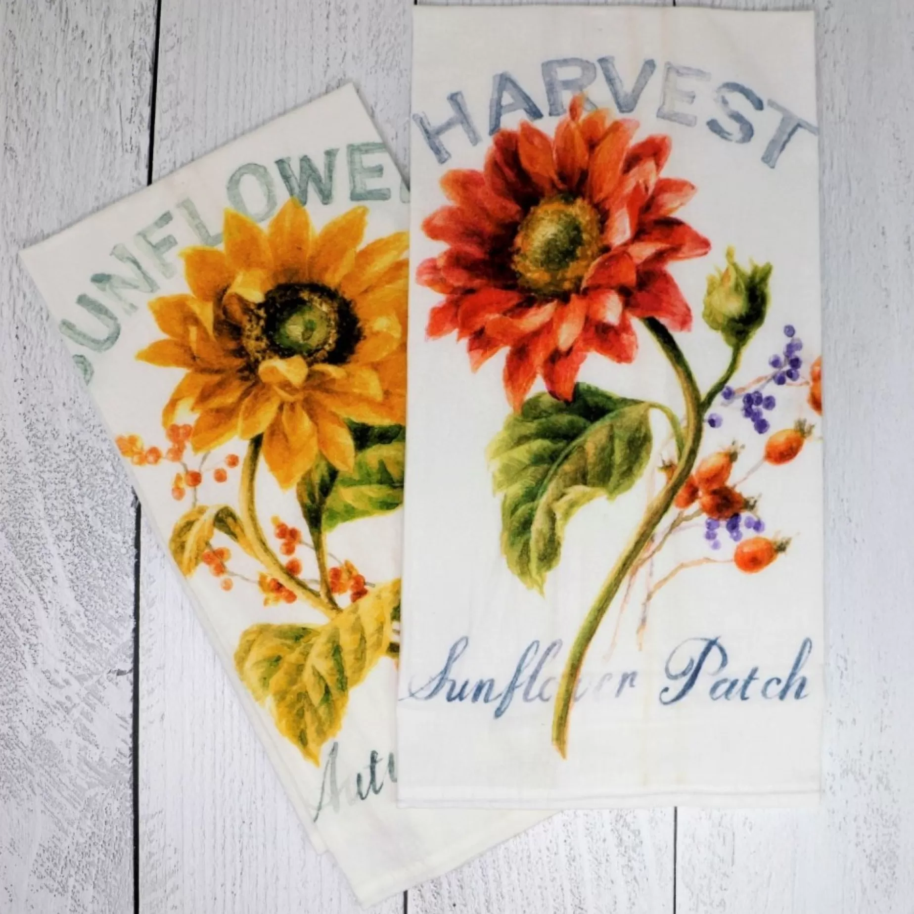 Sunflower Harvest Flour Sack Towel<C & F ENTERPRISE Best Sale