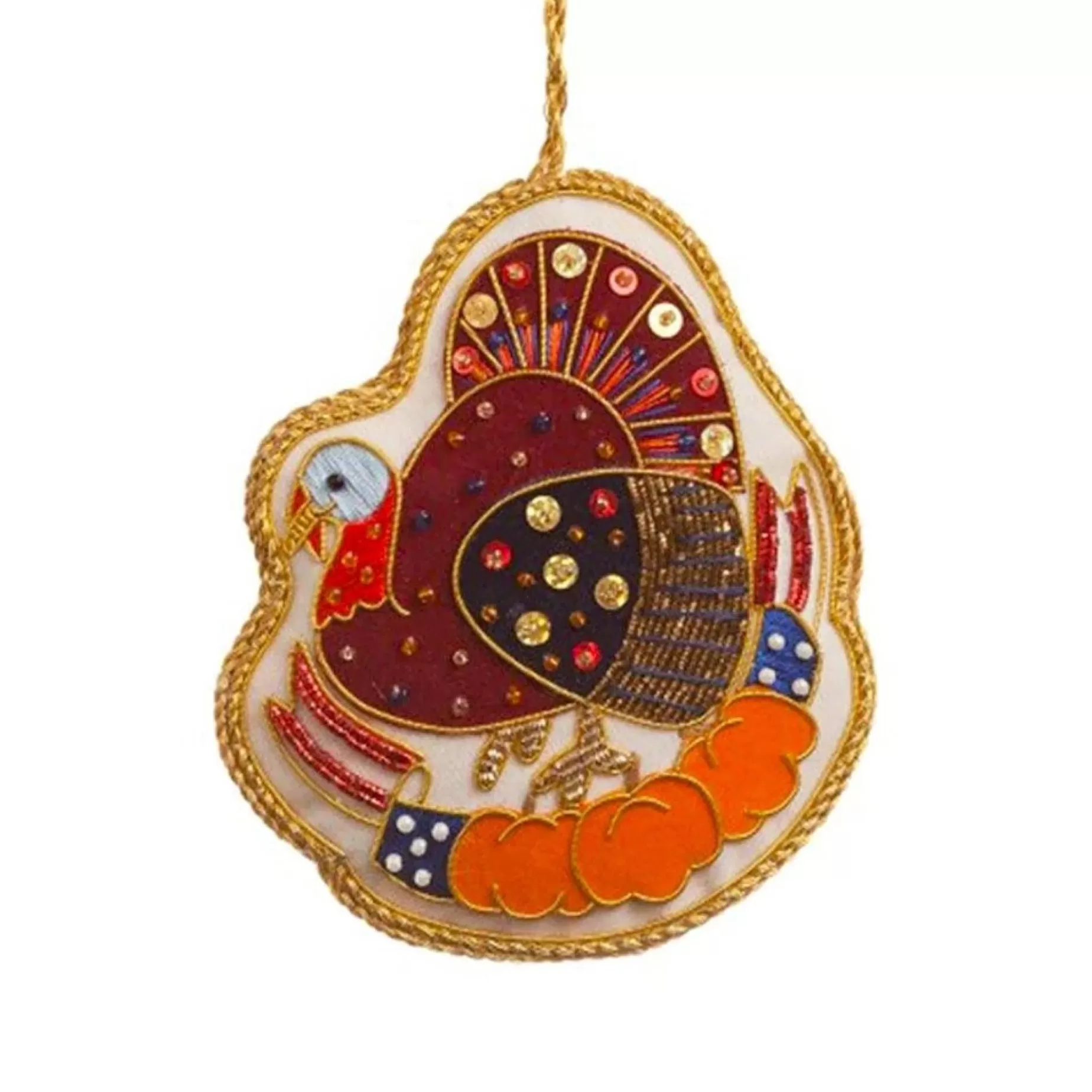 Thanksgiving Turkey Ornament<ST NICOLAS LTD. Clearance