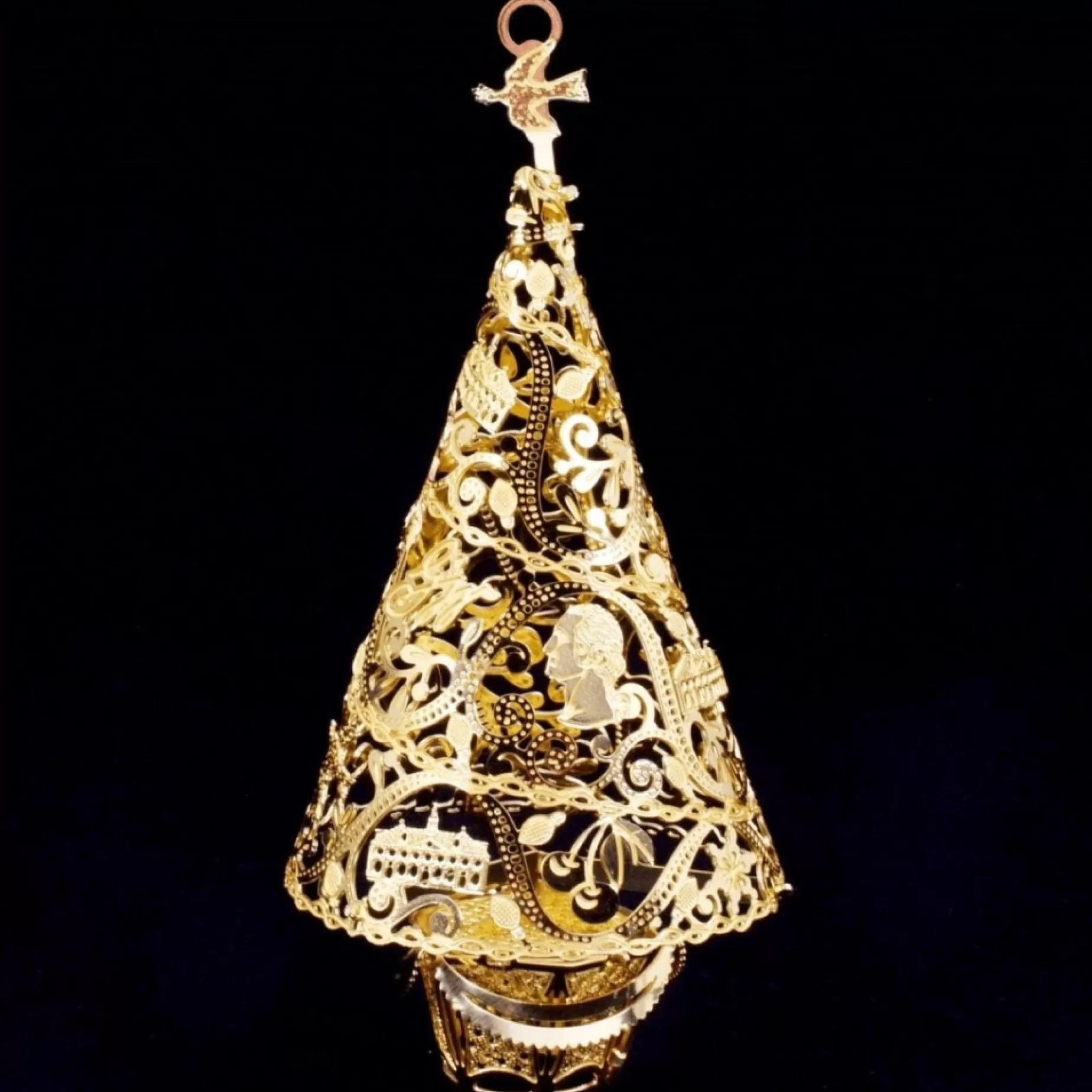 Three-Dimensional Brass Christmas Tree Ornament<DESIGN MASTER ASSOCIATES Shop