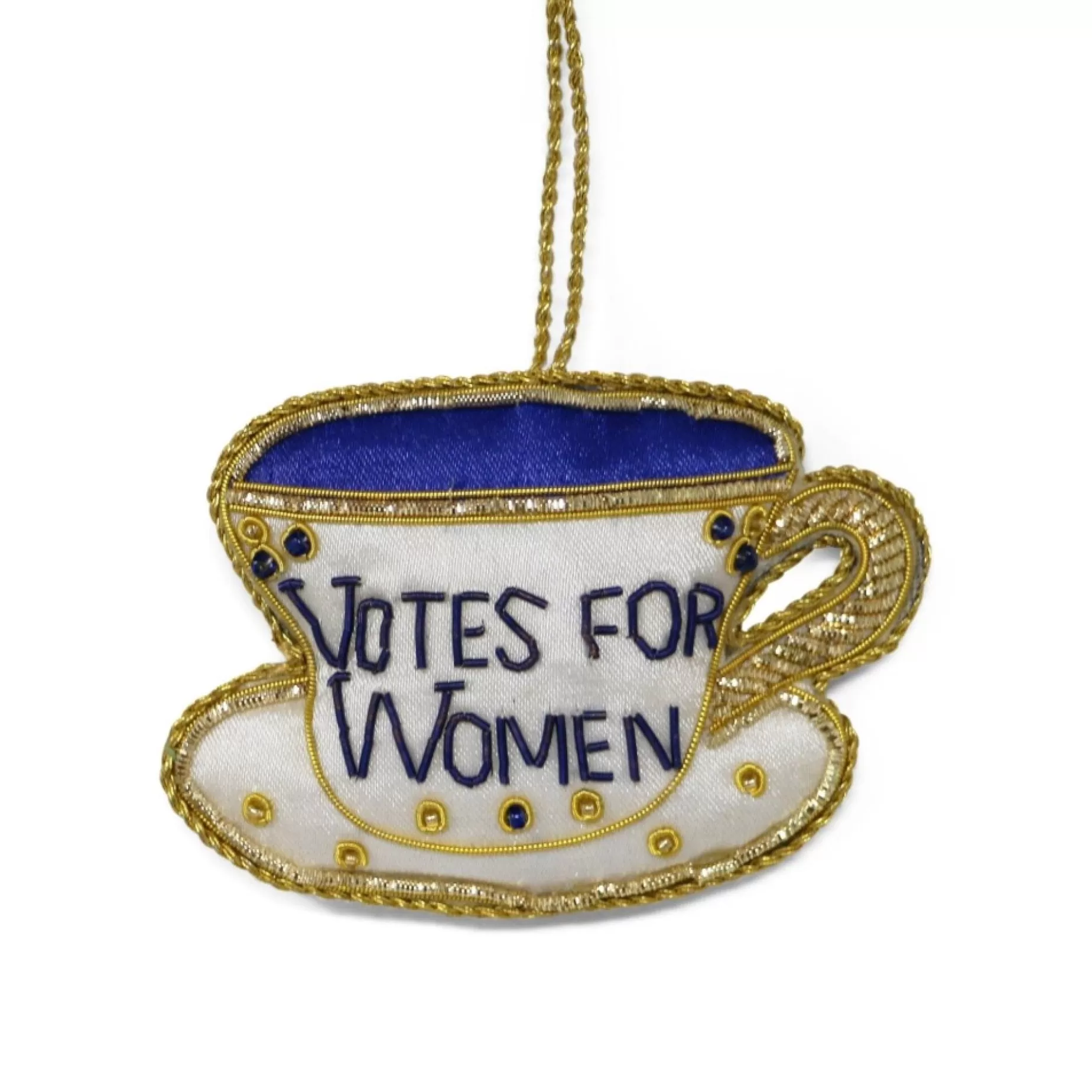 Votes For Women Tea Cup Ornament<ST NICOLAS LTD. Outlet