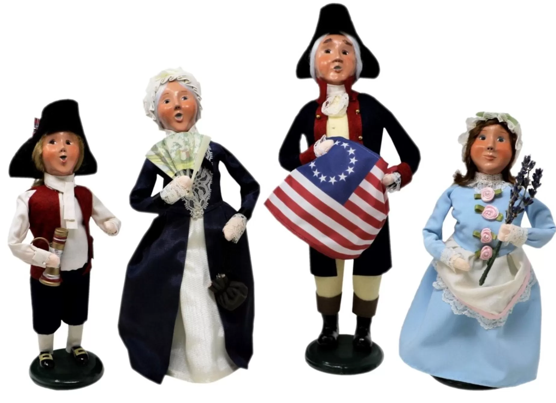 Washy Caroler With Horn - Limited Edition From Byers' Choice<BYER's CHOICE, LTD Discount