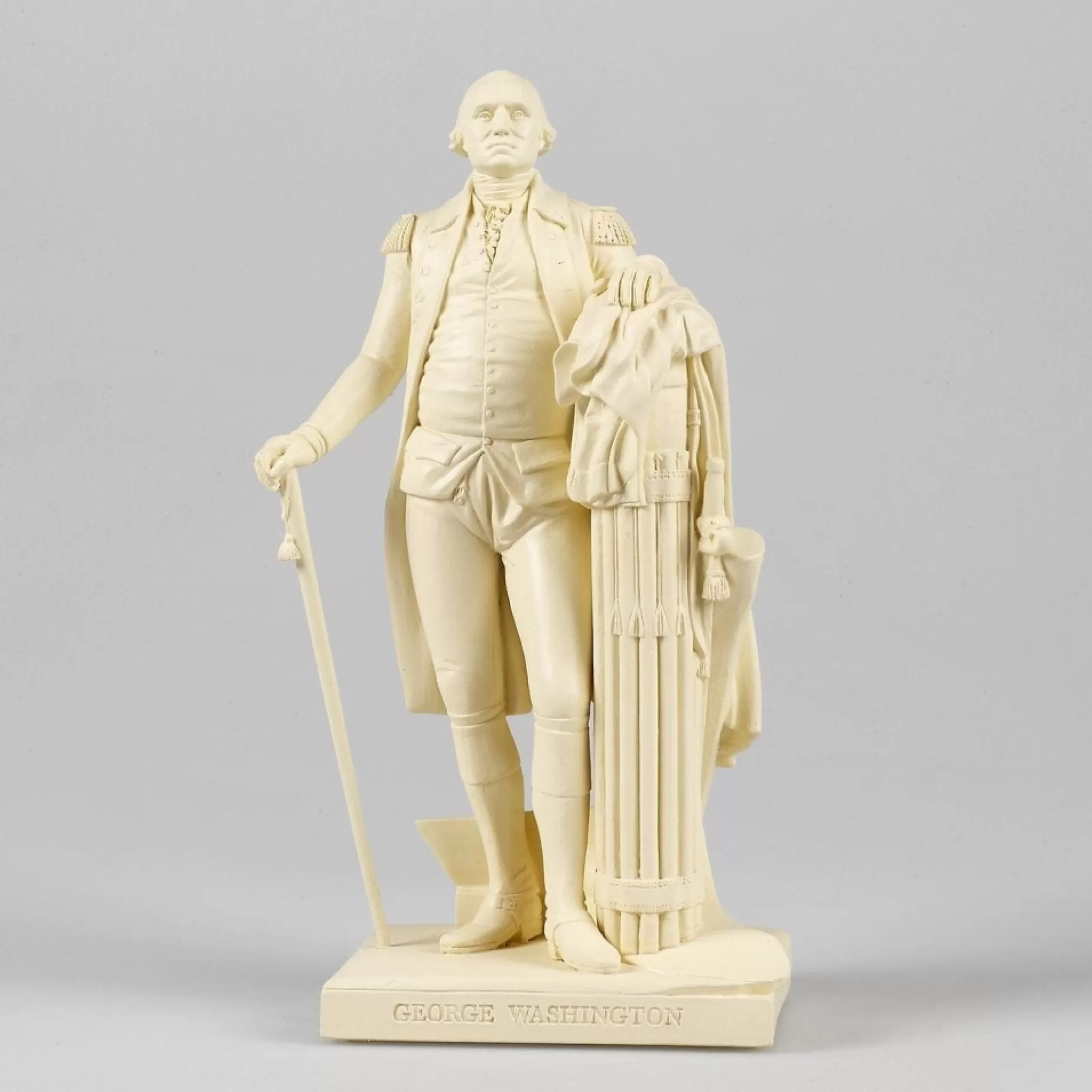 White Colored Statue Of Washington By Houdon<* Best Sale